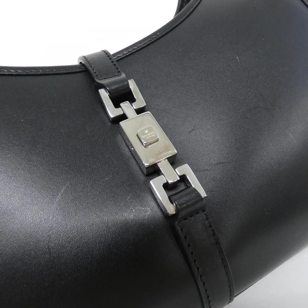 GUCCI 002 1068 Shoulder Leather 黑色 皮革 中古品B - 縮圖 4