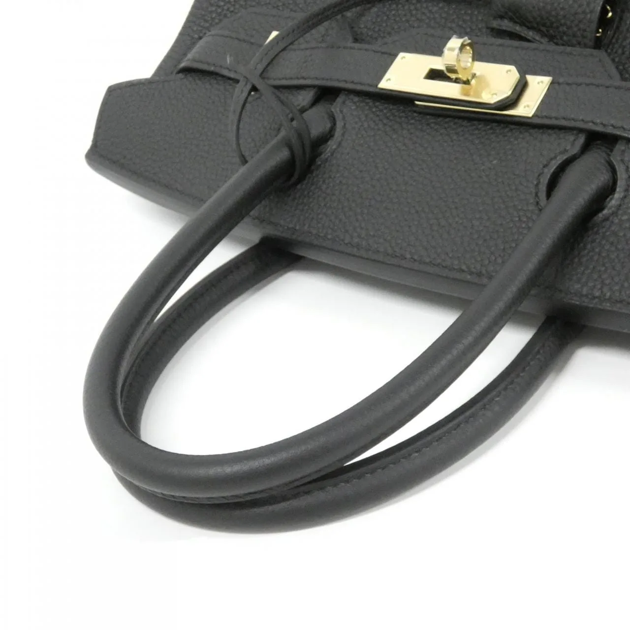 HERMES Birkin 044577CP Handbag Togo Black Togo Leather Unused - Thumbnail 5