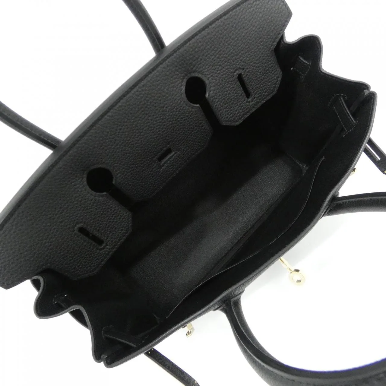 HERMES Birkin 044577CP Handbag Togo Black Togo Leather Unused - Thumbnail 6