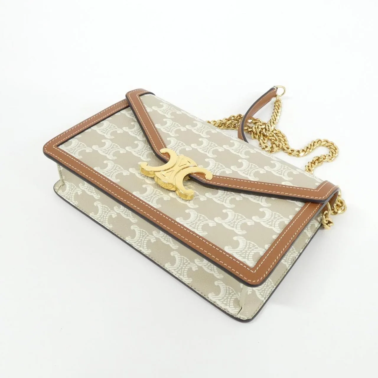 CELINE 10L462FI6 Wallet Canvas Black Canvas Rank A - Thumbnail 3