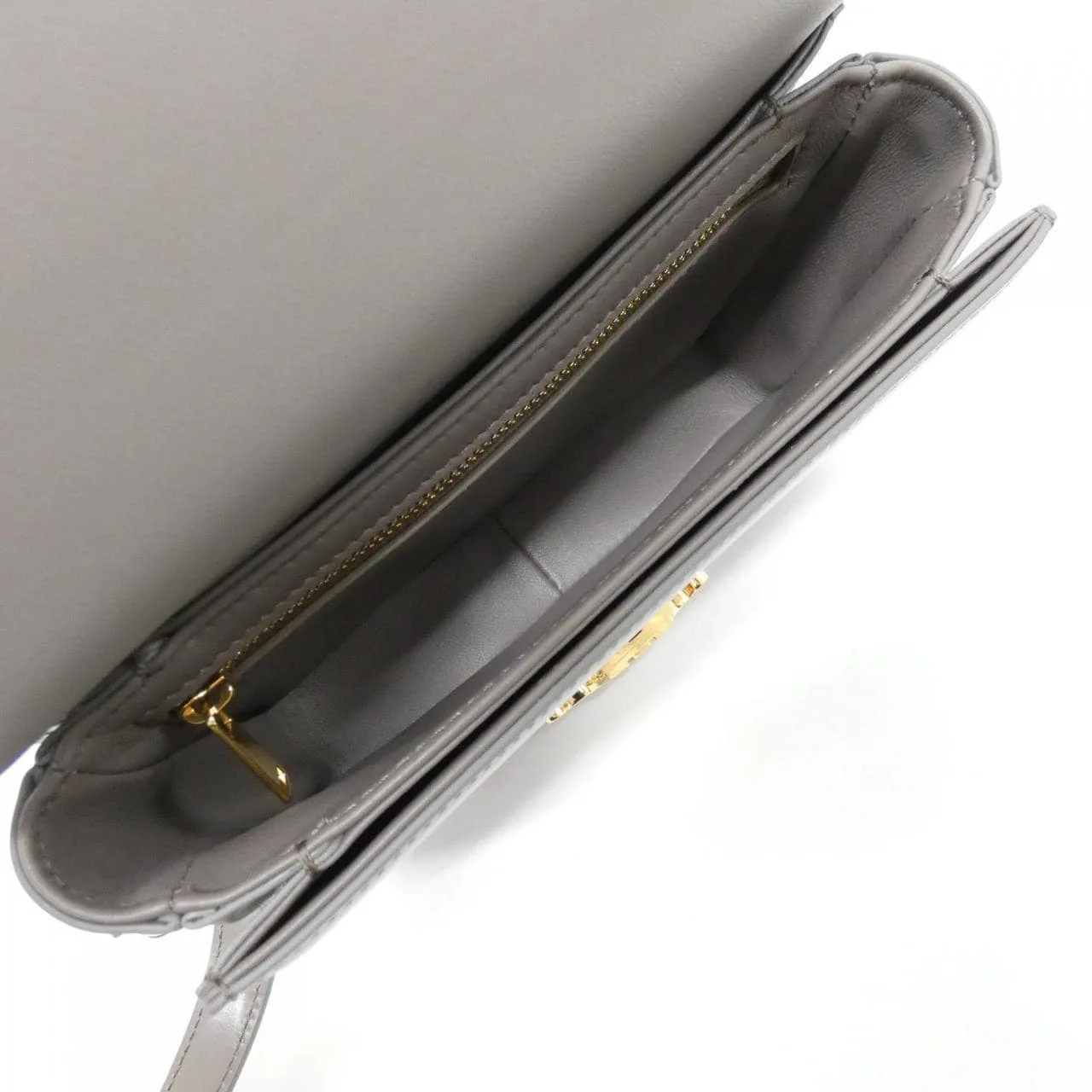 CELINE Triomphe 188423BF4 Shoulder 黑色 中古品A - 縮圖 8