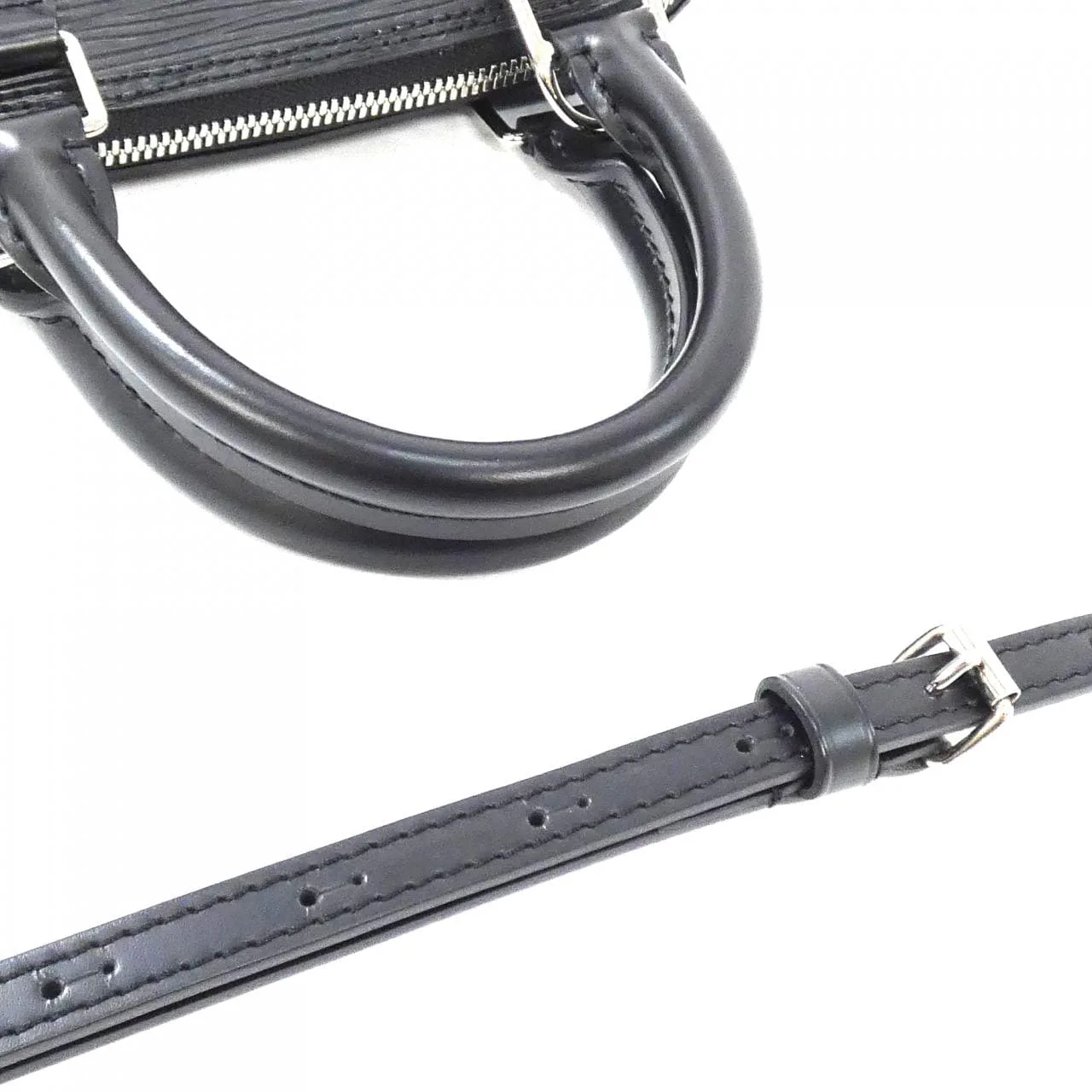 LOUIS VUITTON Alma M24645 Handbag Epi Black Epi Rank A - Thumbnail 6