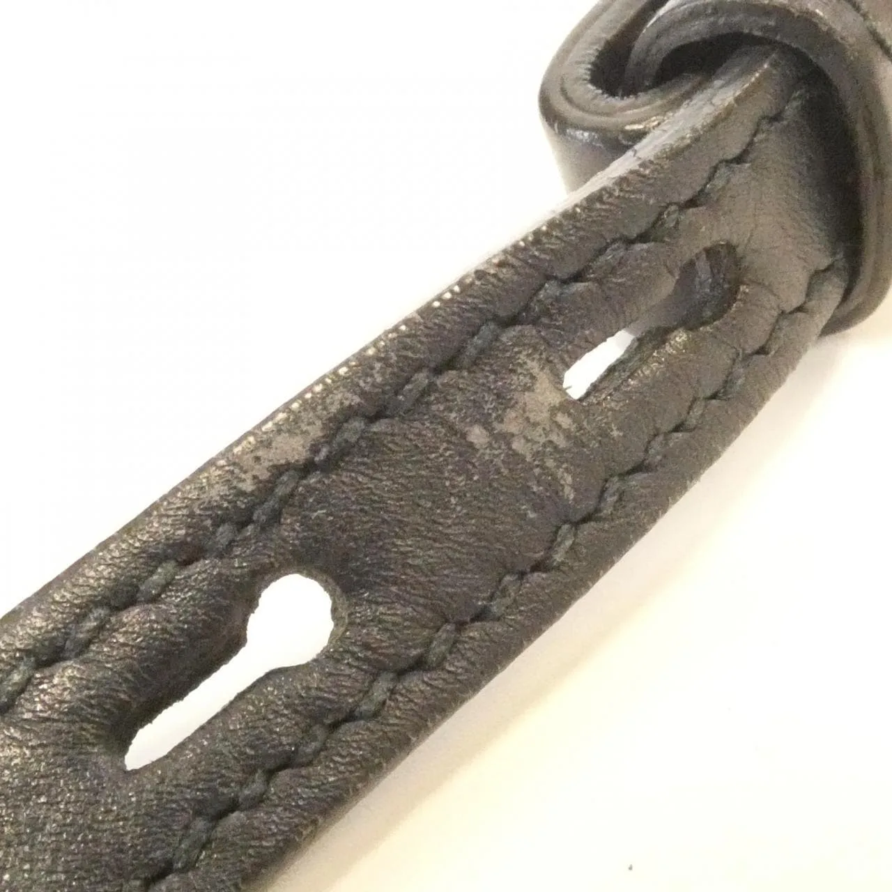 GUCCI 431665 CVL1G Handbag Leather 黑色 皮革 中古品B - 縮圖 7