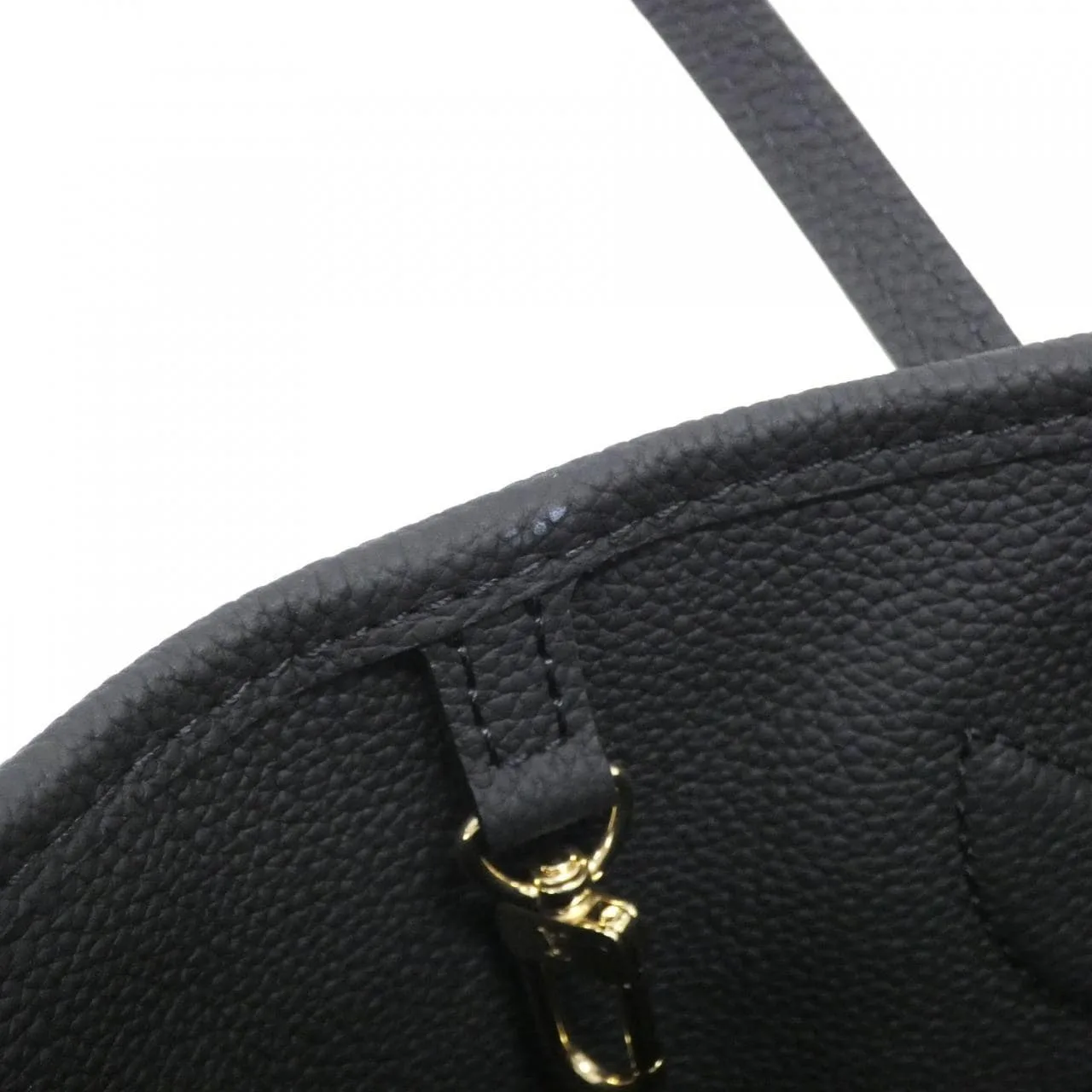 LOUIS VUITTON Neverfull M28347 Tote Monogram 黑色 Monogram 中古品A - 縮圖 9