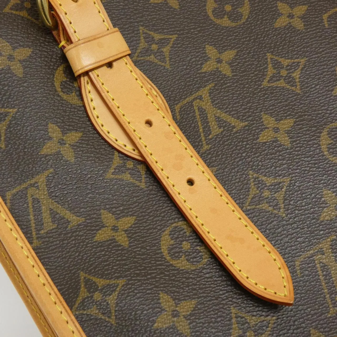 LOUIS VUITTON M40007 Shoulder Monogram 黑色 Monogram 中古品A - 縮圖 3