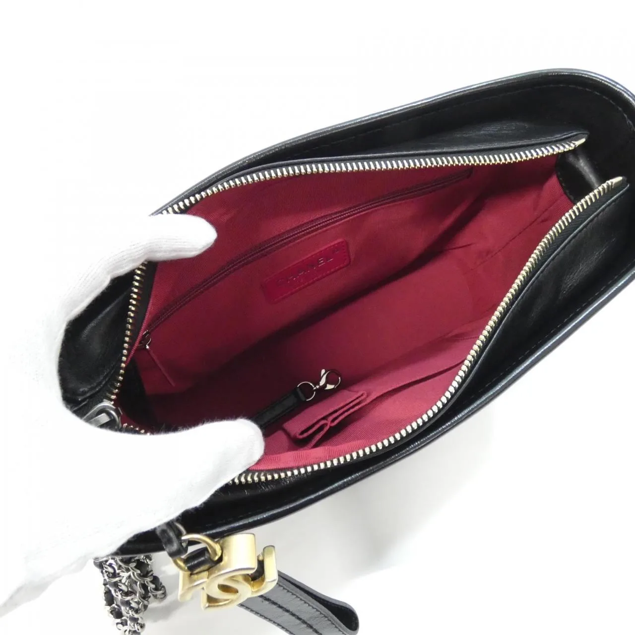 CHANEL Gabrielle AS1582 Shoulder 黑色 中古品A - 縮圖 8