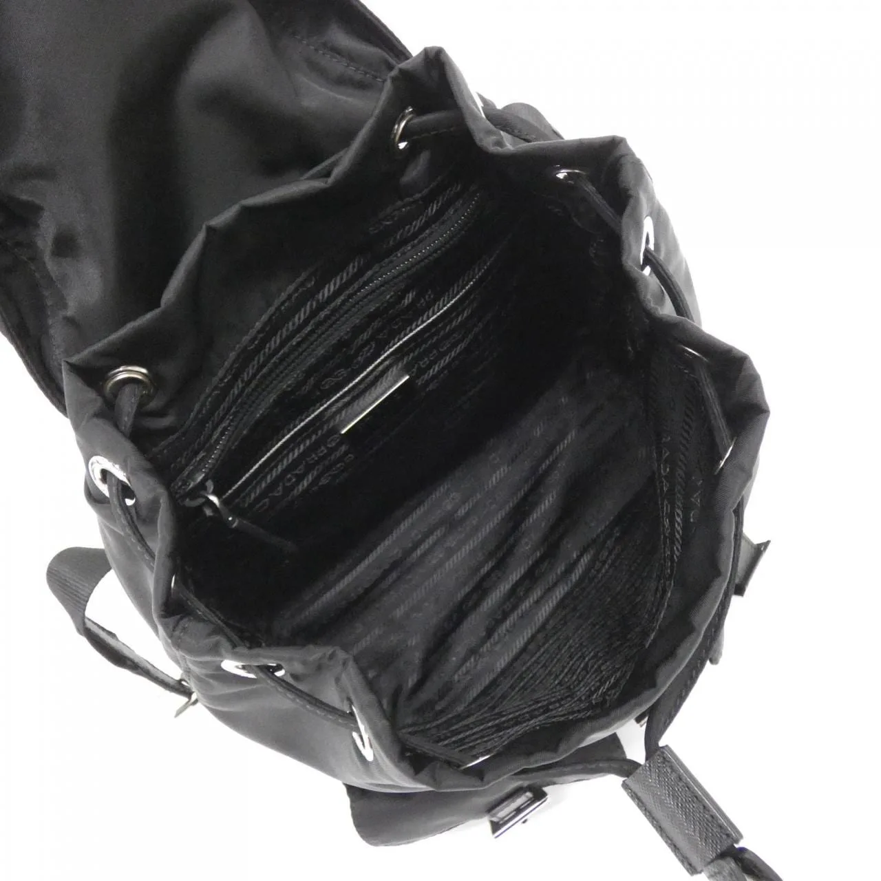 PRADA 1BZ677 Backpack Black Rank A - Thumbnail 7