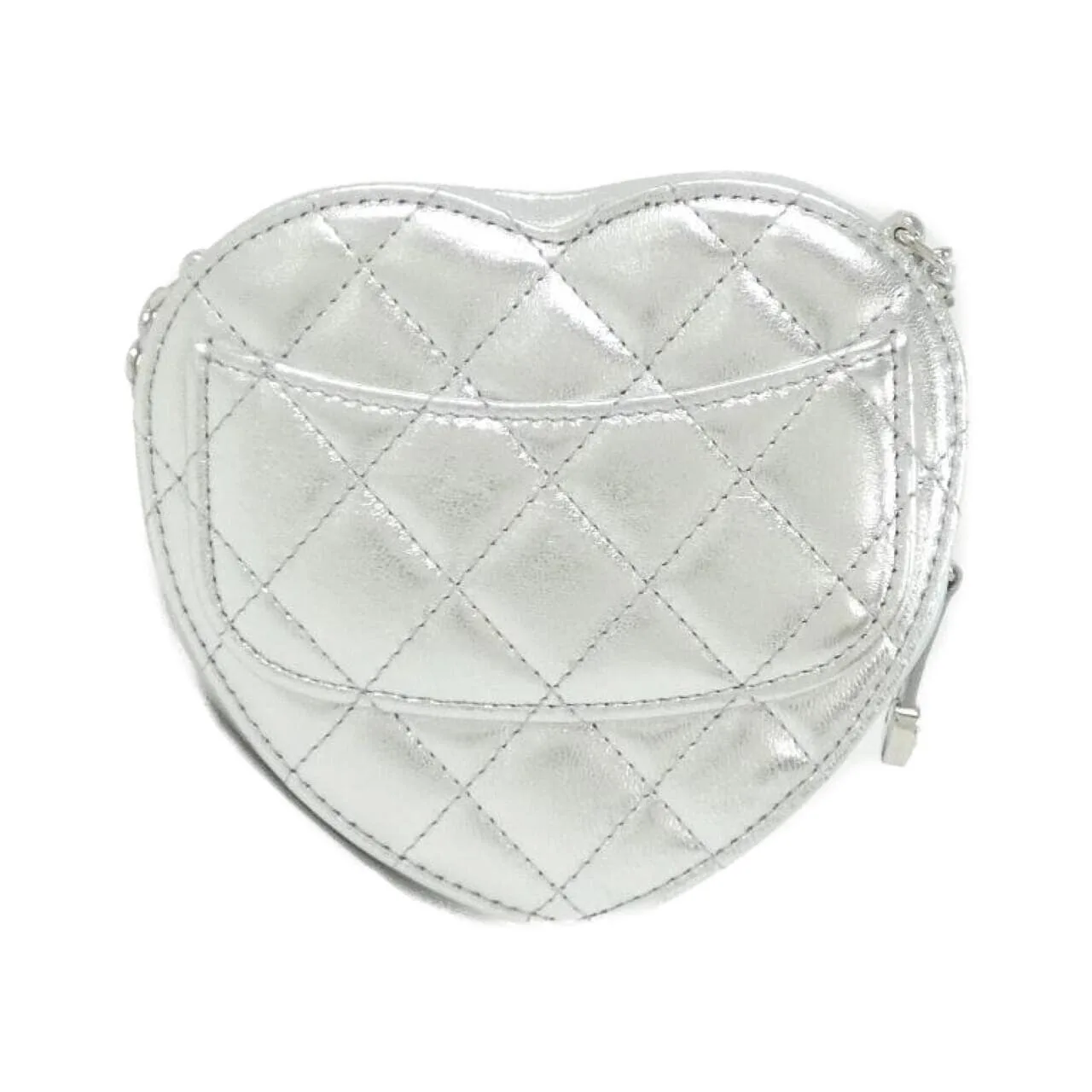CHANEL Timeless Classic AP2784 Shoulder Lambskin 銀色 羊皮 中古品A - 縮圖 2