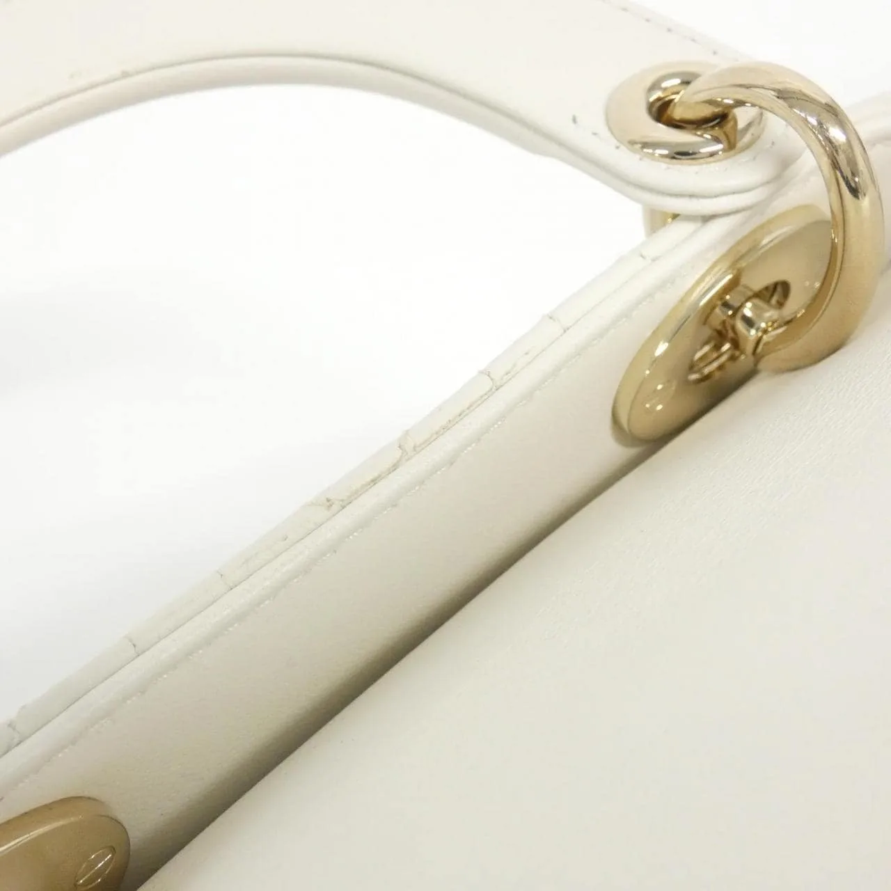 DIOR Lady Dior M0505ONGE Handbag Lambskin Black Lambskin Rank A - Thumbnail 5