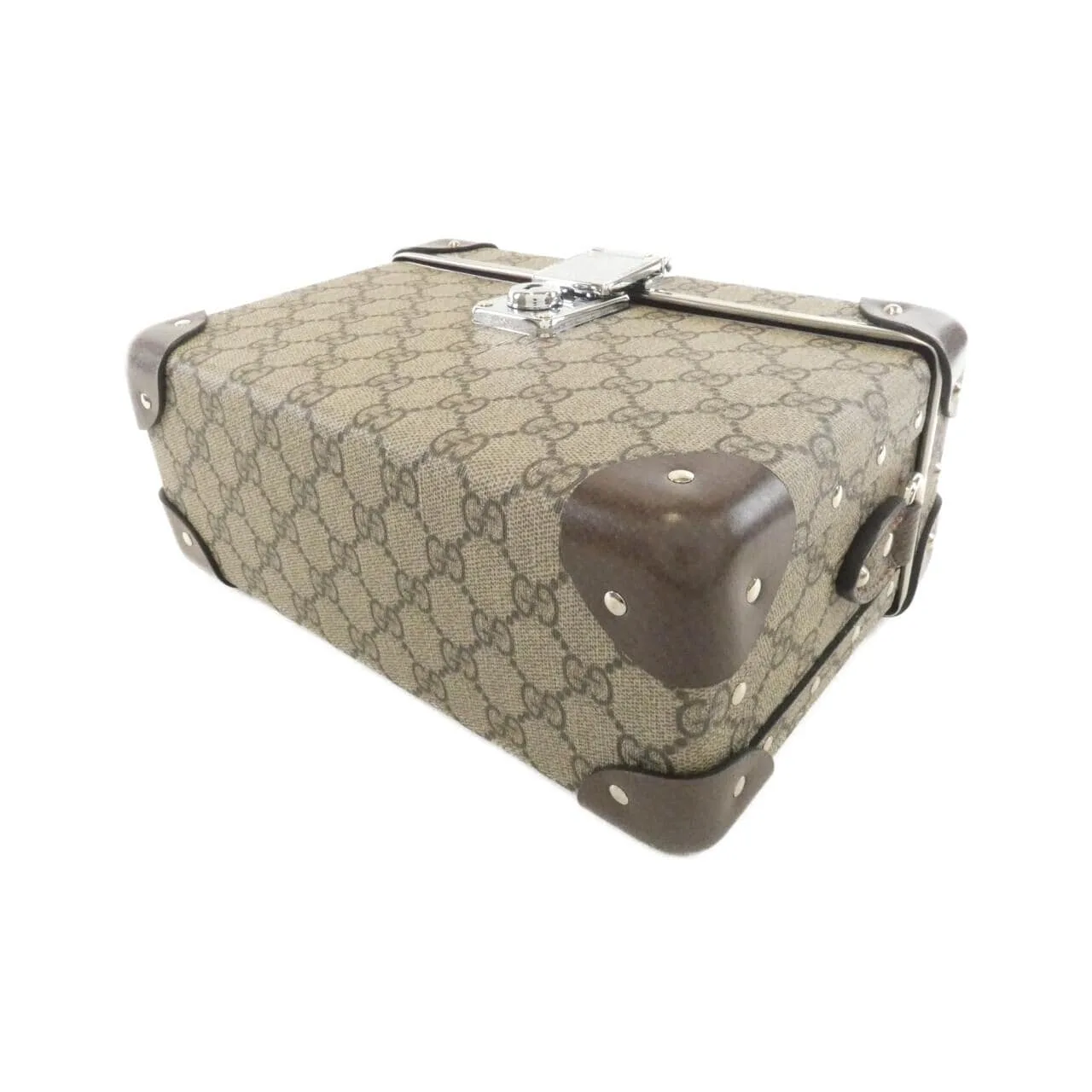 GUCCI 533623 9VEFW Handbag Canvas 黑色 帆布 中古品A - 縮圖 3