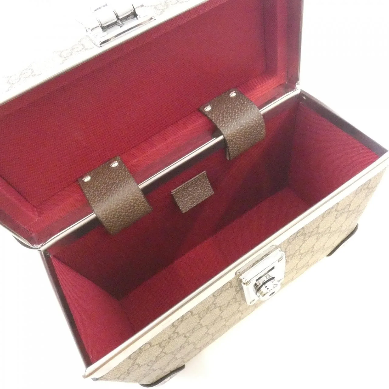 GUCCI 533623 9VEFW Handbag Canvas 黑色 帆布 中古品A - 縮圖 7