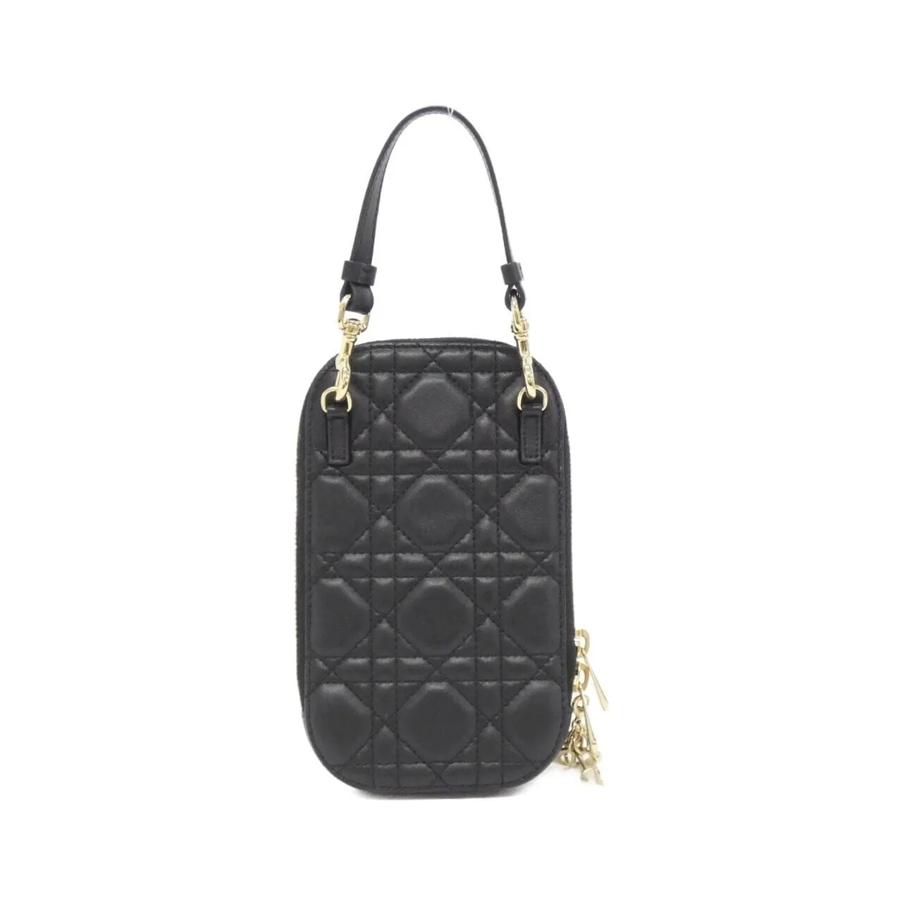 DIOR S0872ONMJ Wallet Lambskin Black Lambskin Rank A - Thumbnail 2