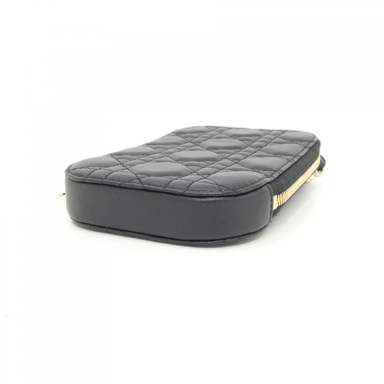 DIOR S0872ONMJ Wallet Lambskin Black Lambskin Rank A - Thumbnail 3
