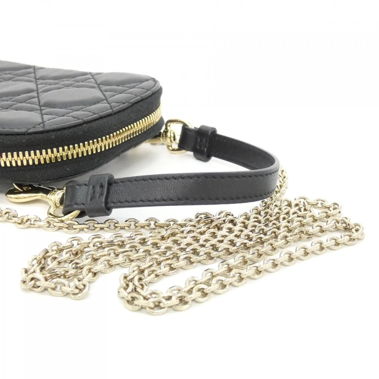 DIOR S0872ONMJ Wallet Lambskin Black Lambskin Rank A - Thumbnail 6