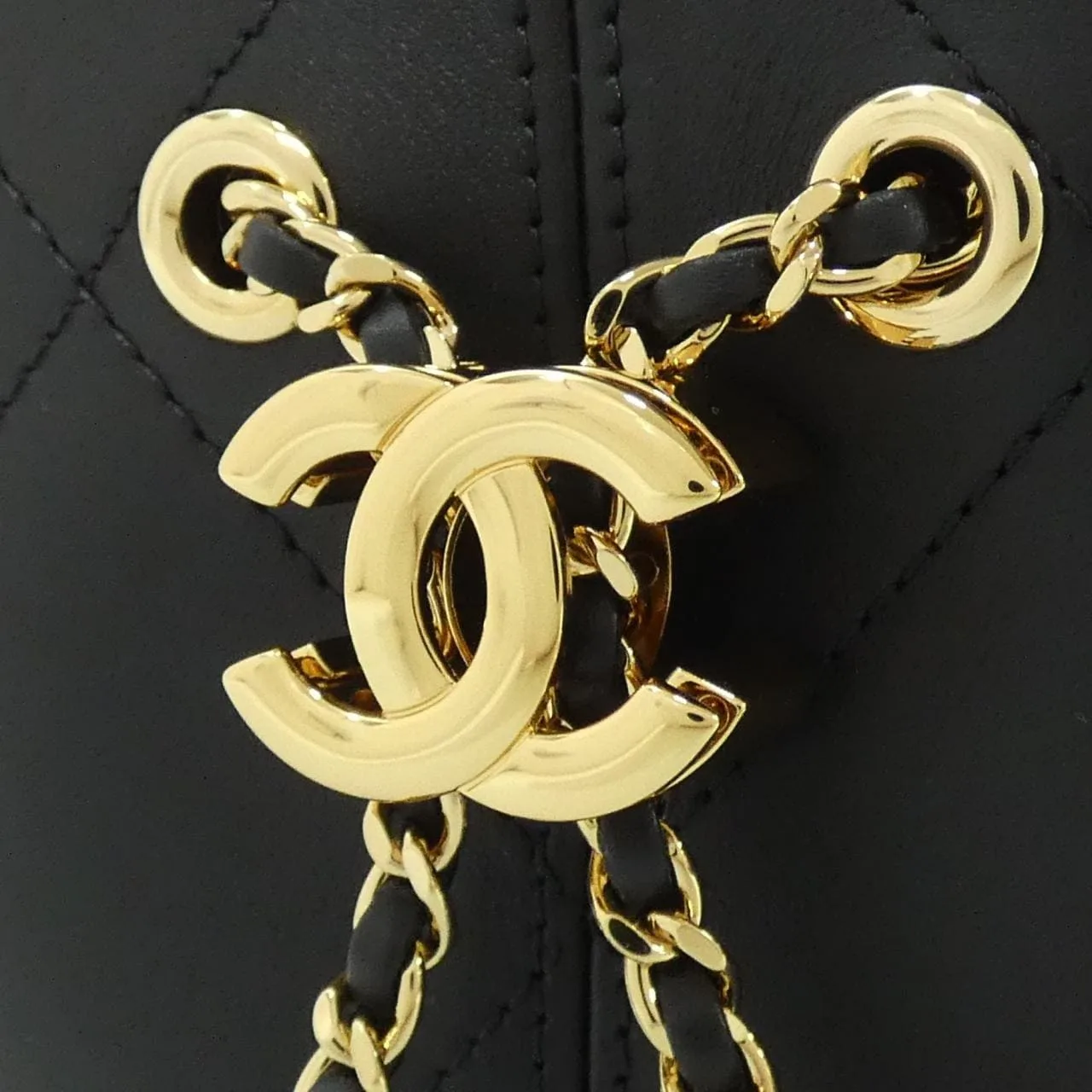 CHANEL AS6132 Handbag Black Rank A - Thumbnail 4