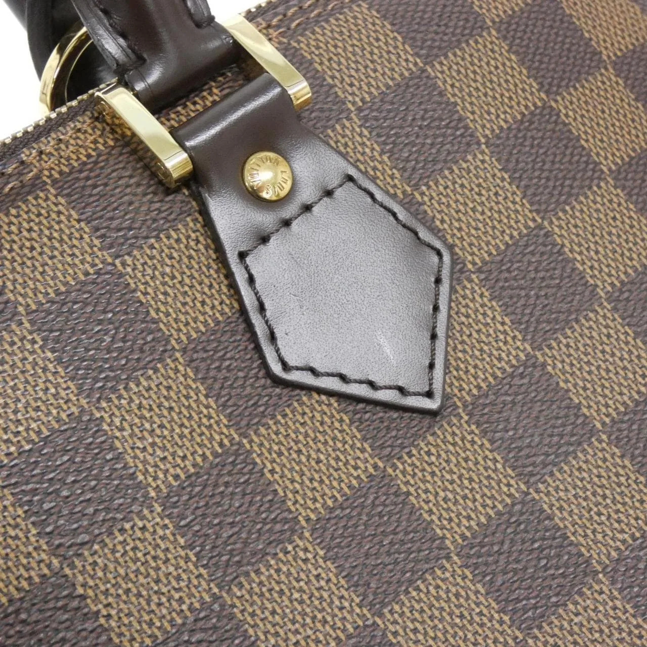 LOUIS VUITTON Alma N51131 Handbag Damier 黑色 Damier 中古品A - 縮圖 5