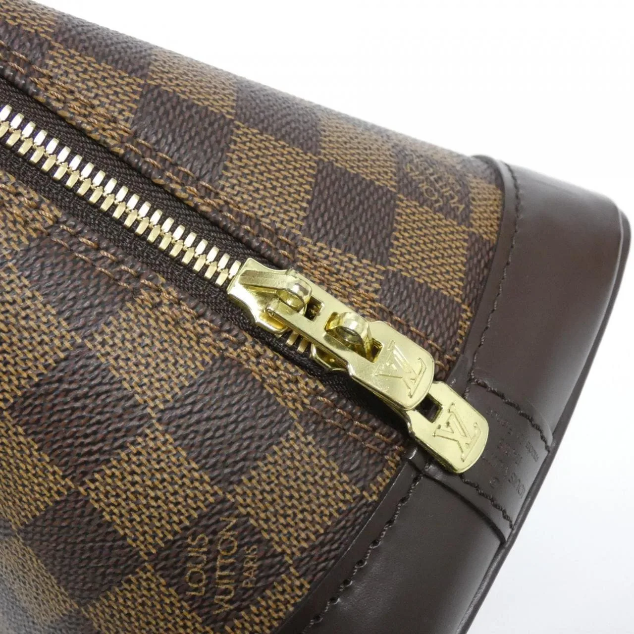 LOUIS VUITTON Alma N51131 Handbag Damier 黑色 Damier 中古品A - 縮圖 6