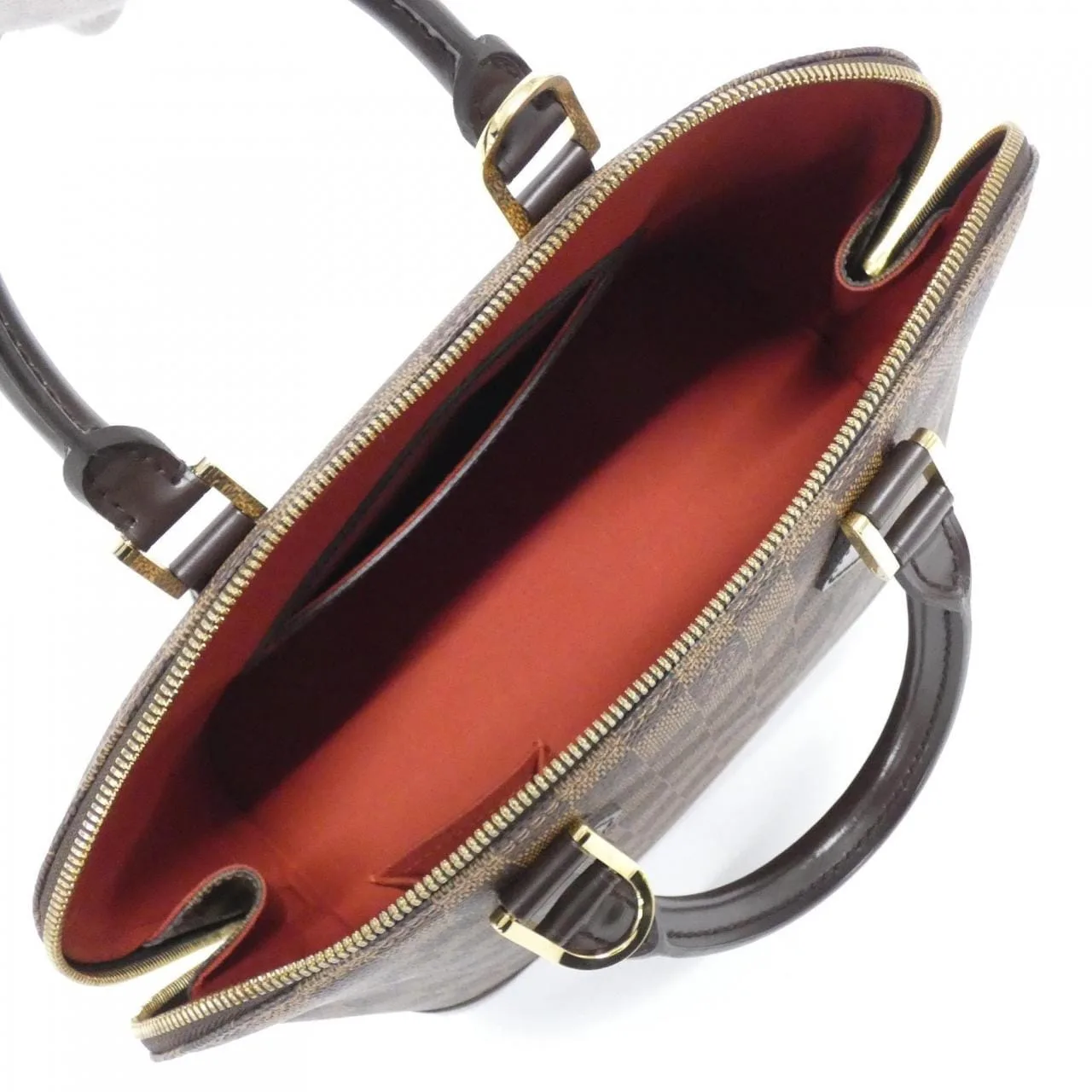 LOUIS VUITTON Alma N51131 Handbag Damier 黑色 Damier 中古品A - 縮圖 9