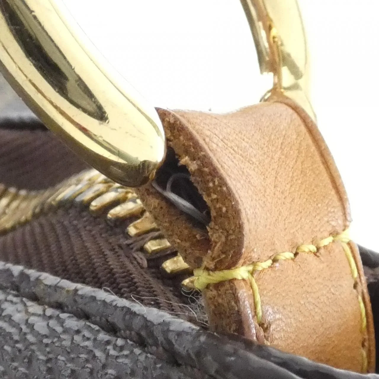 LOUIS VUITTON M40586 Shoulder Monogram 黑色 Monogram 中古品B - 縮圖 4