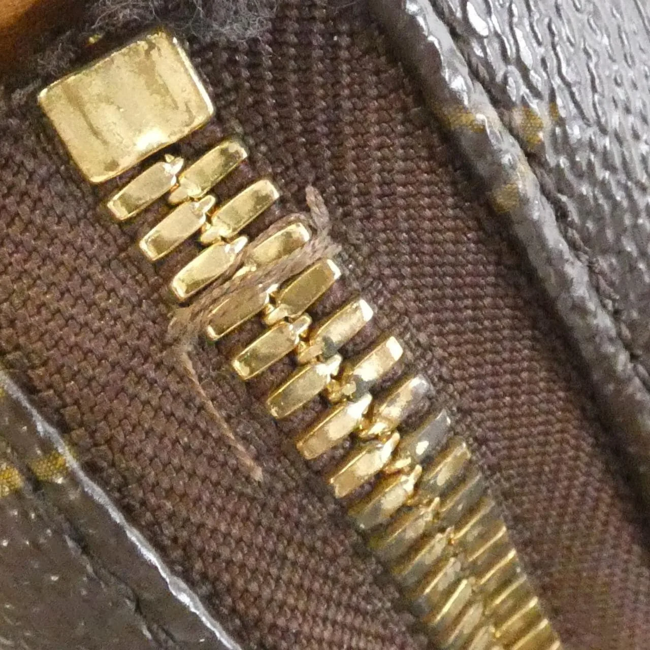 LOUIS VUITTON M40586 Shoulder Monogram 黑色 Monogram 中古品B - 縮圖 5