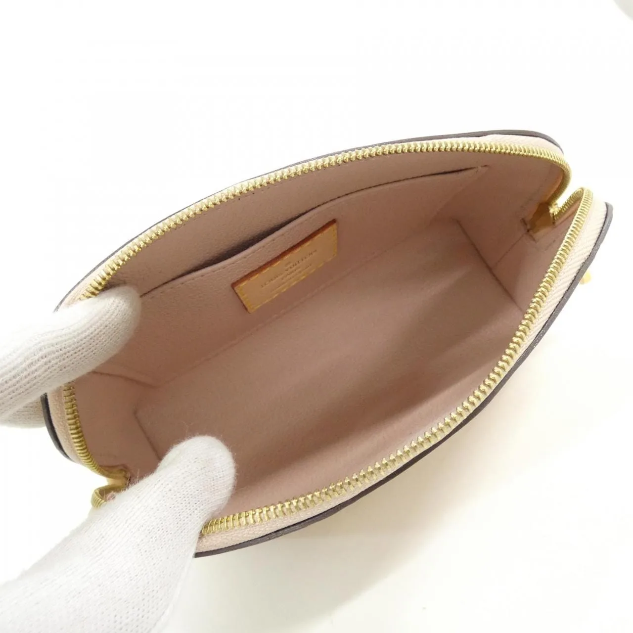 LOUIS VUITTON Pochette M90086 Pouch Vernis 黑色 Vernis 中古品A - 縮圖 4