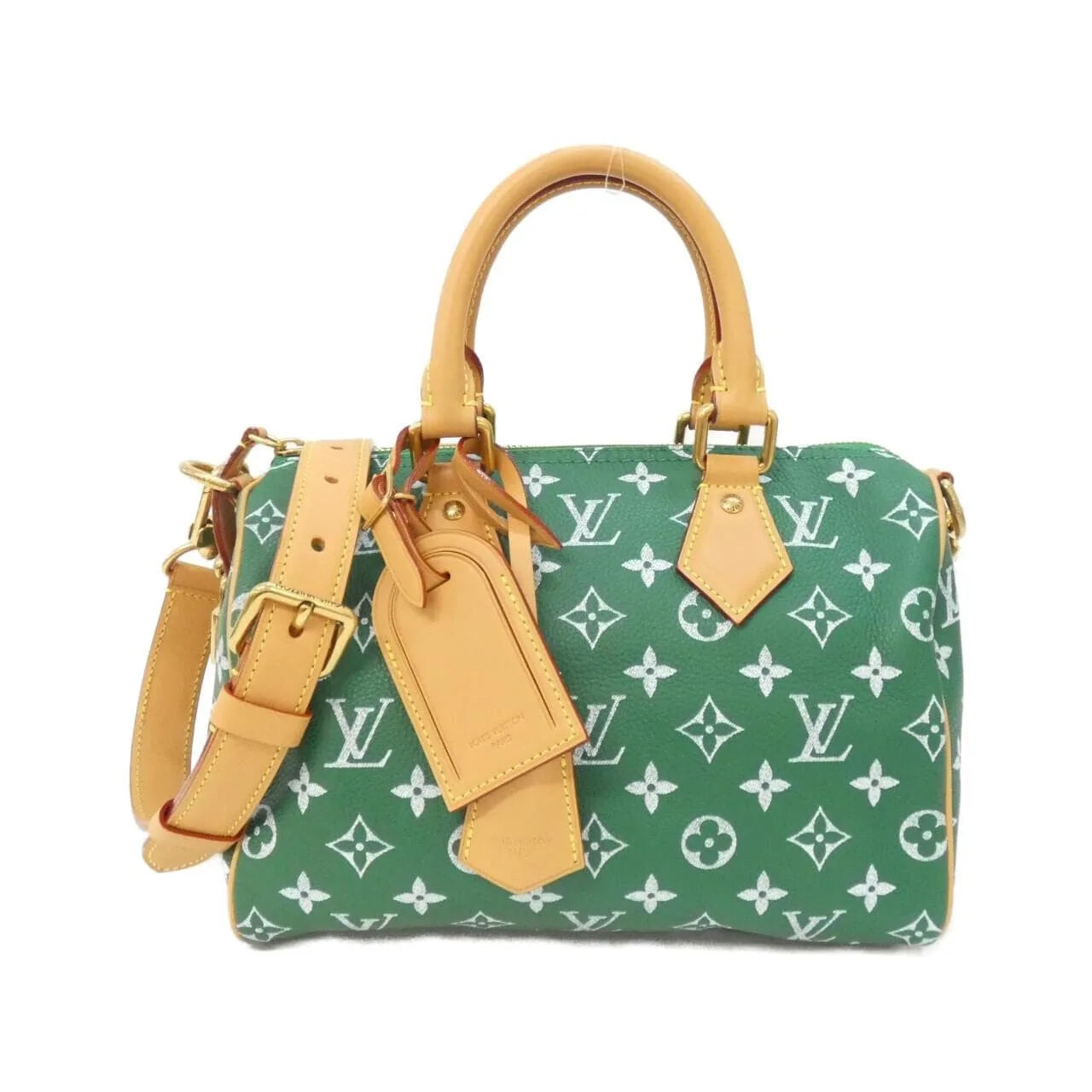 LOUIS VUITTON Speedy M24423 Boston Monogram Green