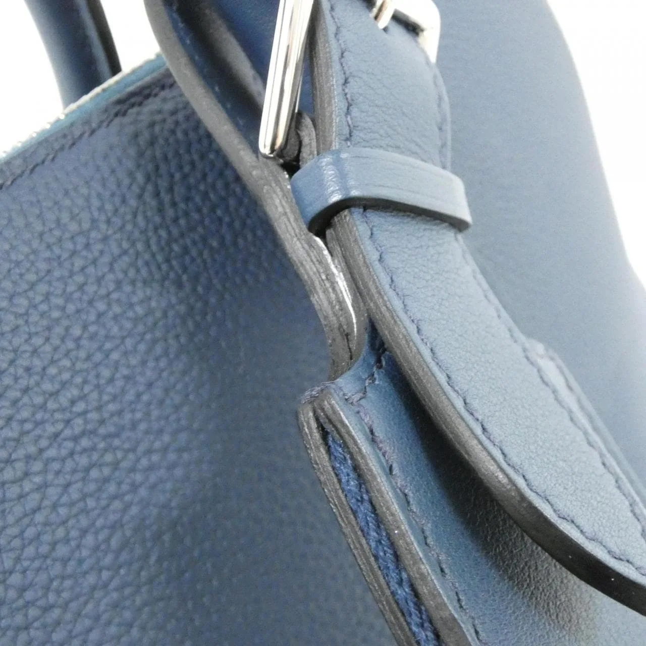 HERMES Bolide 085418CK Backpack Swift 藍色 Swift 皮 中古品A - 縮圖 8