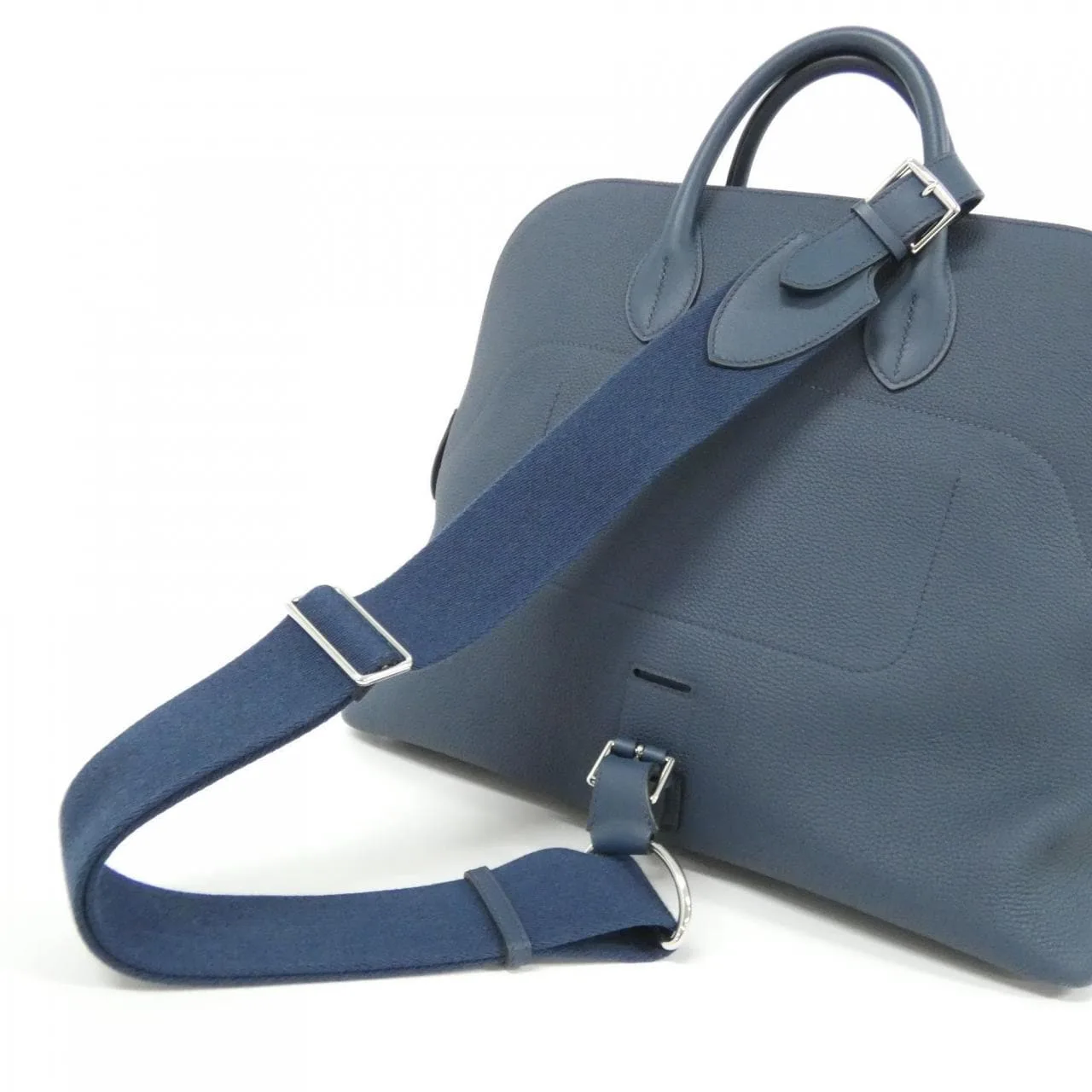 HERMES Bolide 085418CK Backpack Swift 藍色 Swift 皮 中古品A - 縮圖 9