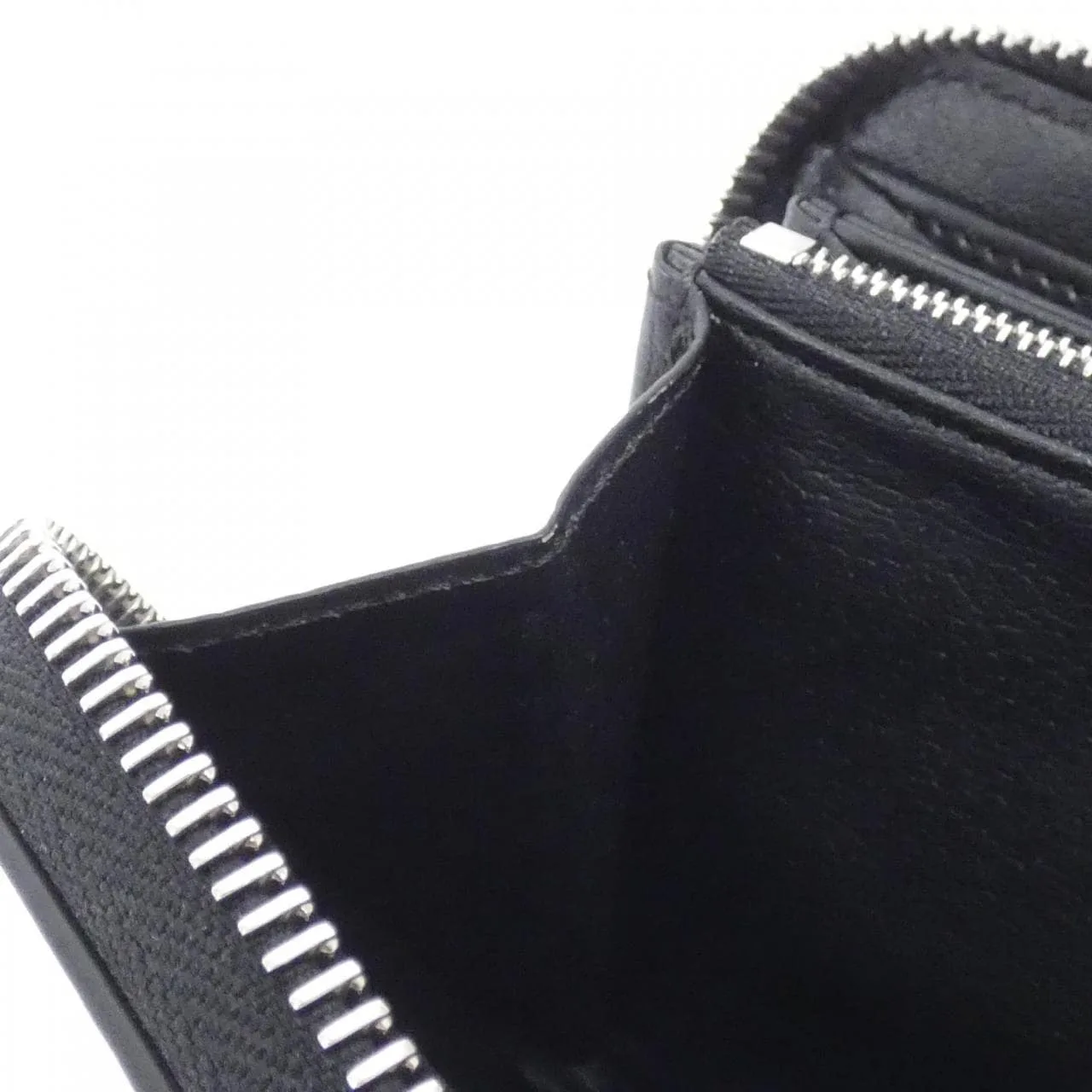 LOUIS VUITTON N96955 Wallet Leather 黑色 皮革 中古品A - 縮圖 6