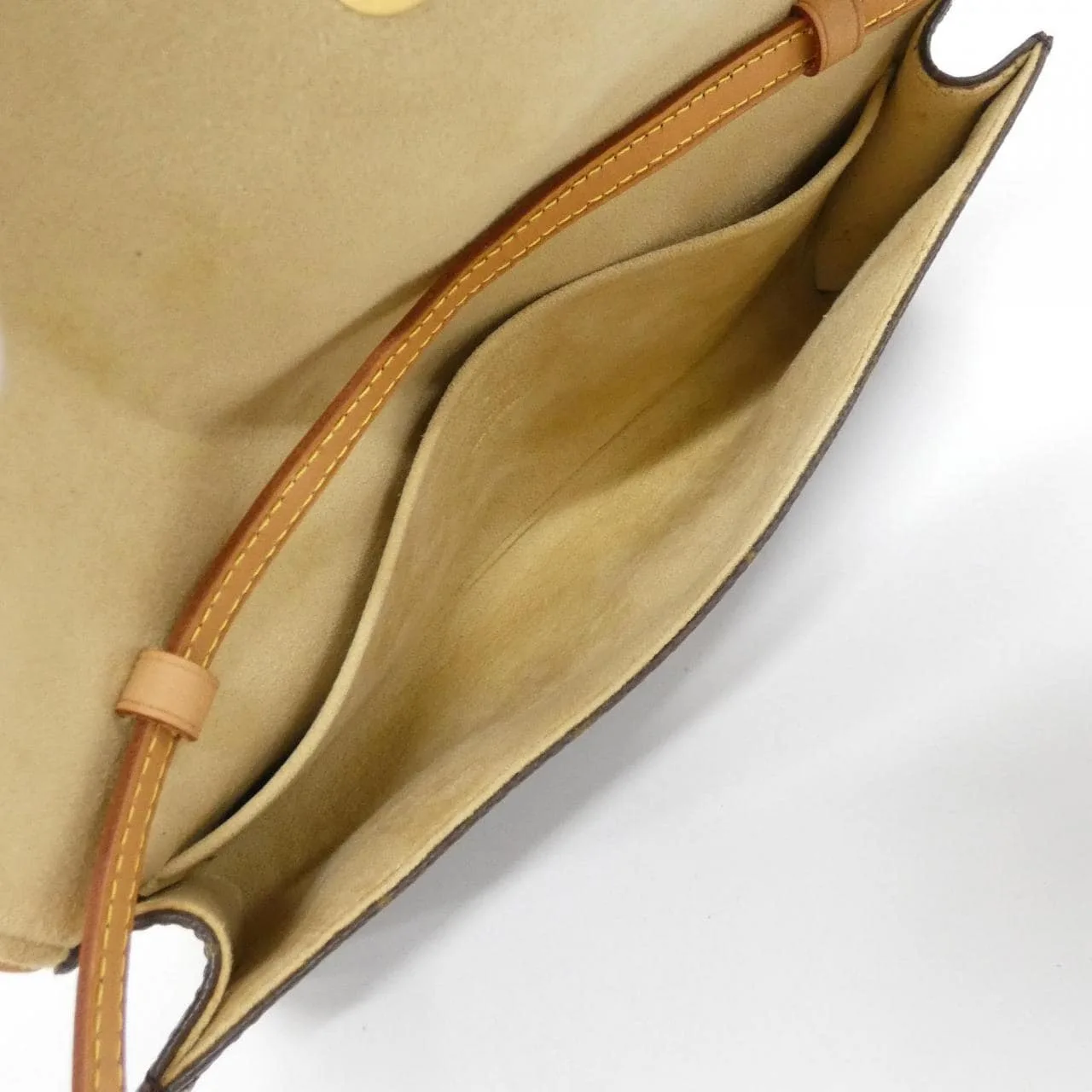 LOUIS VUITTON Pochette M51852 Shoulder Monogram 黑色 Monogram 中古品A - 縮圖 7