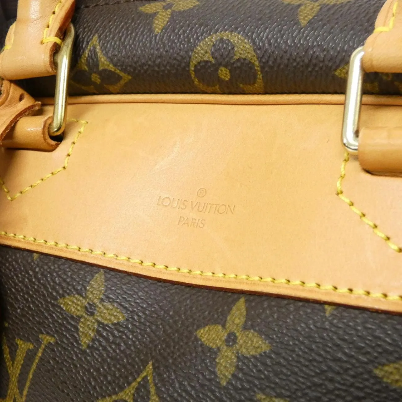 LOUIS VUITTON M47270 Handbag Monogram 黑色 Monogram 中古品A - 縮圖 4