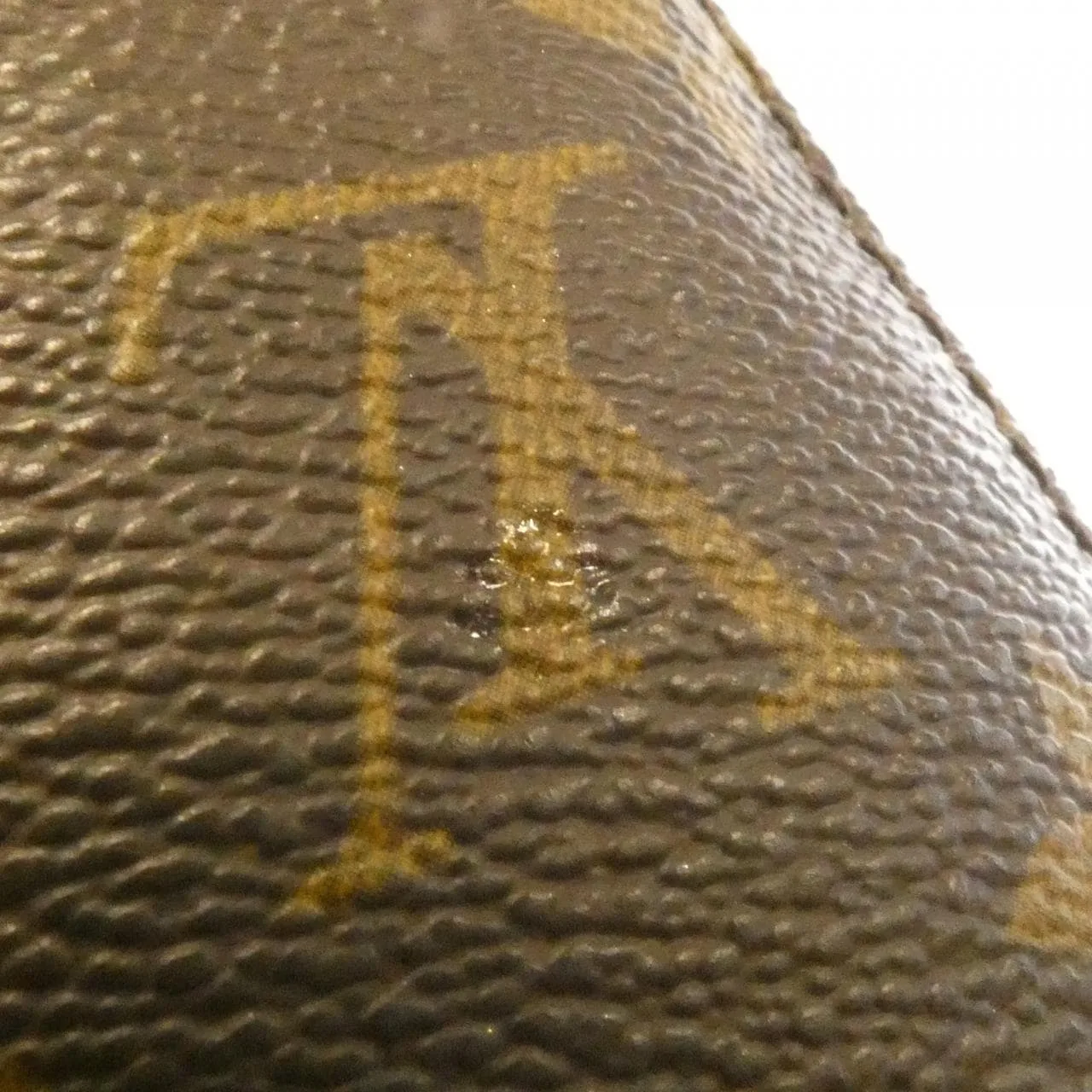 LOUIS VUITTON Looping M51146 Shoulder Monogram 黑色 Monogram 中古品B - 縮圖 3