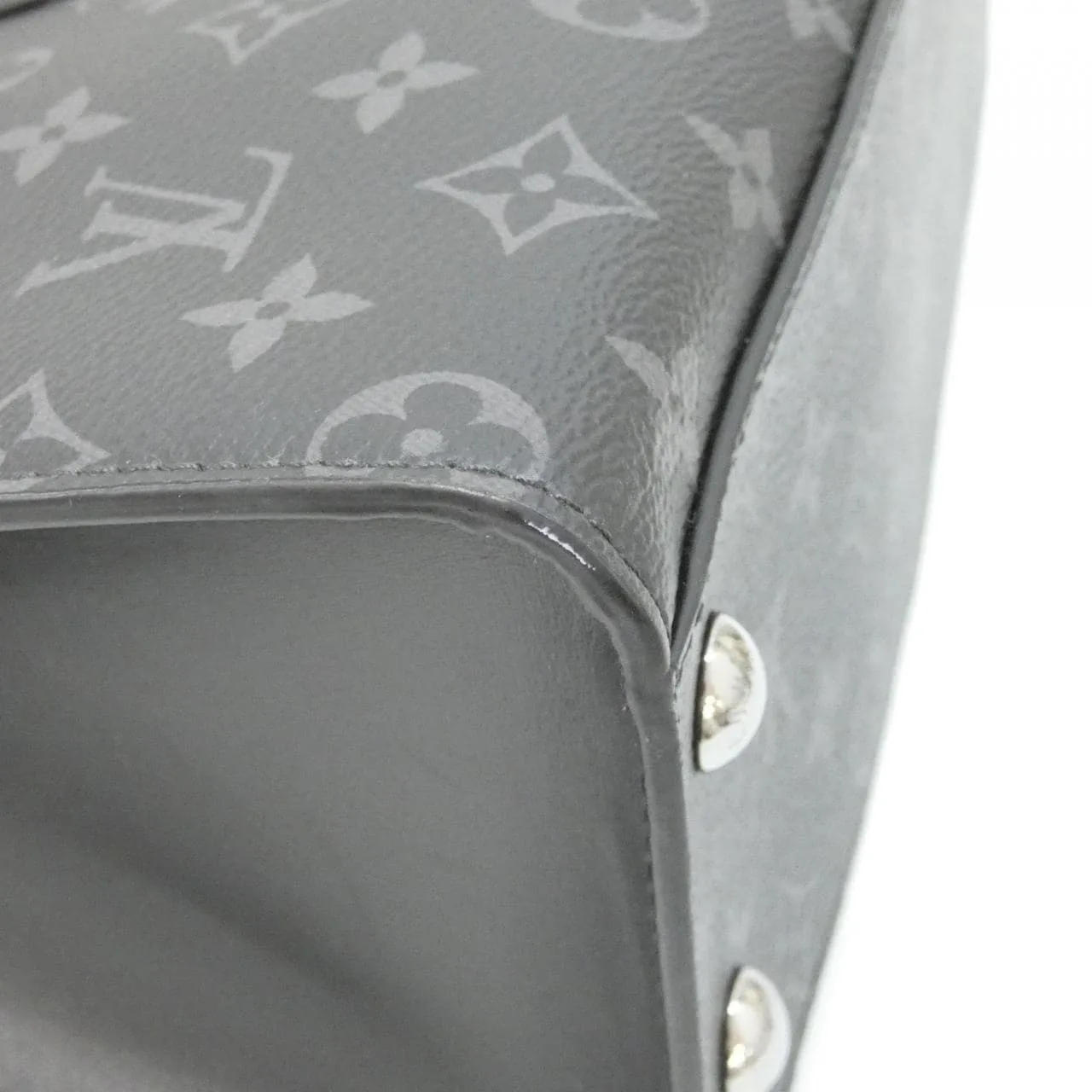 LOUIS VUITTON Eclipse M47059 Handbag Monogram 黑色 Monogram 中古品A - 縮圖 3