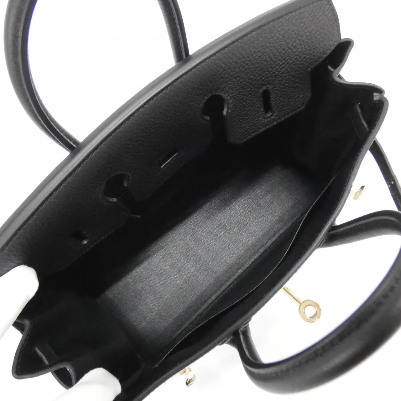 HERMES Birkin 057208CP Handbag Togo 黑色 Togo 牛皮 未使用品 - 縮圖 6