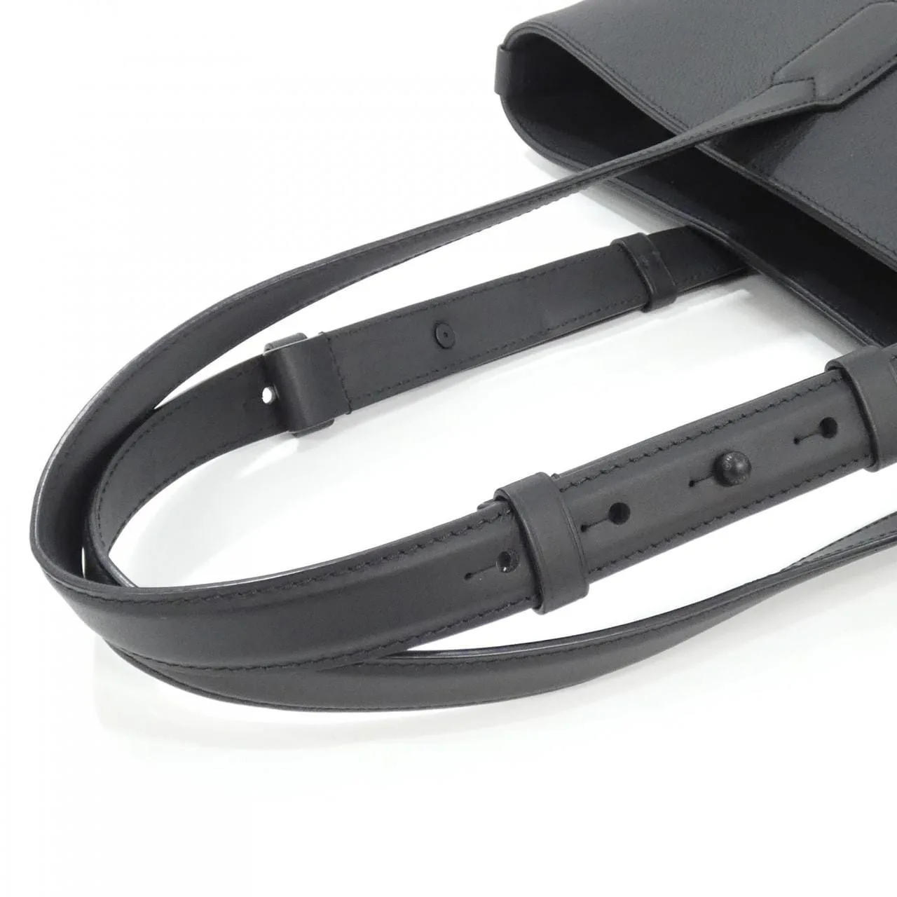 LOUIS VUITTON M22481 Tote Lambskin 黑色 羊皮 中古品A - 縮圖 6