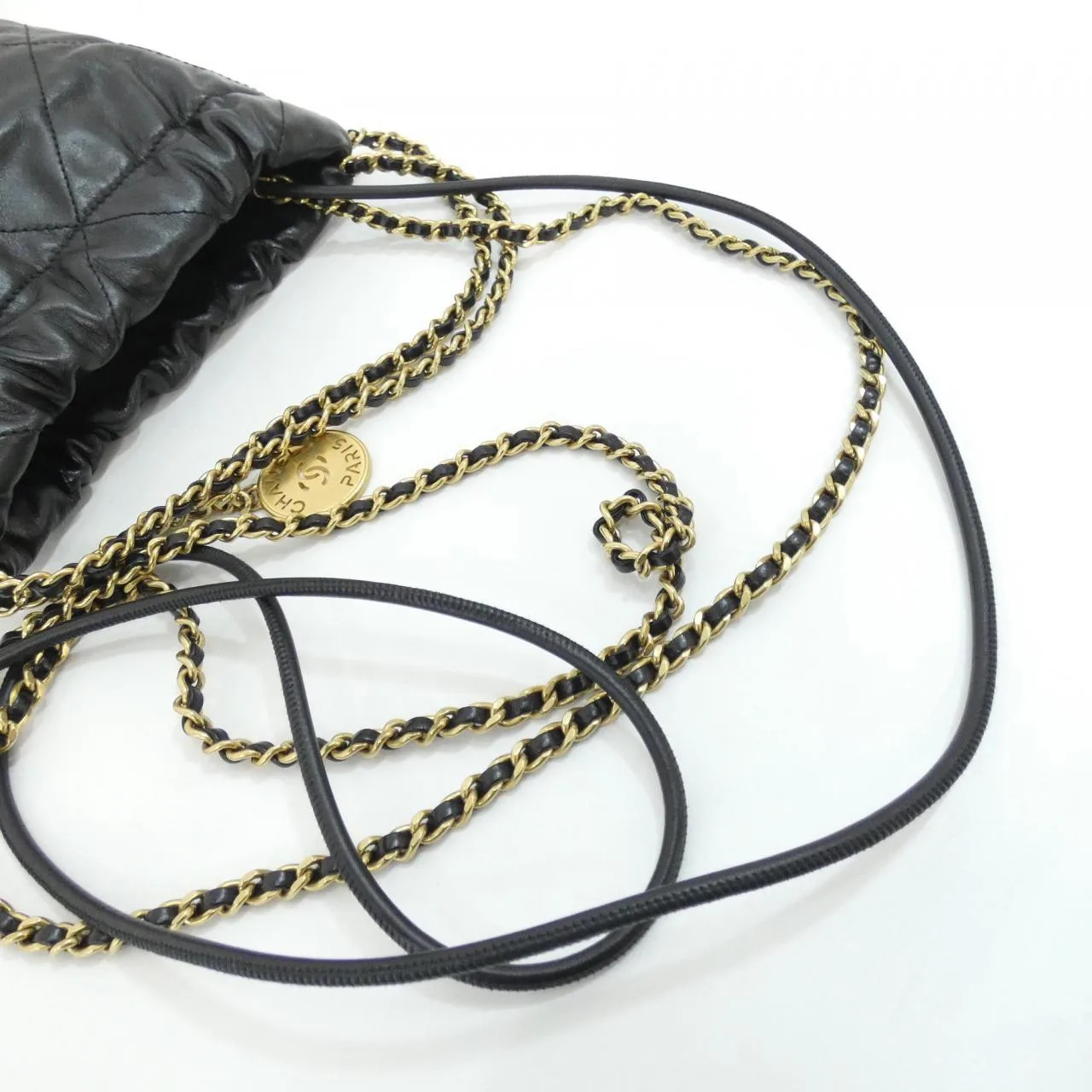 CHANEL Chanel 22 AS3980 Handbag Black Rank A - Thumbnail 7