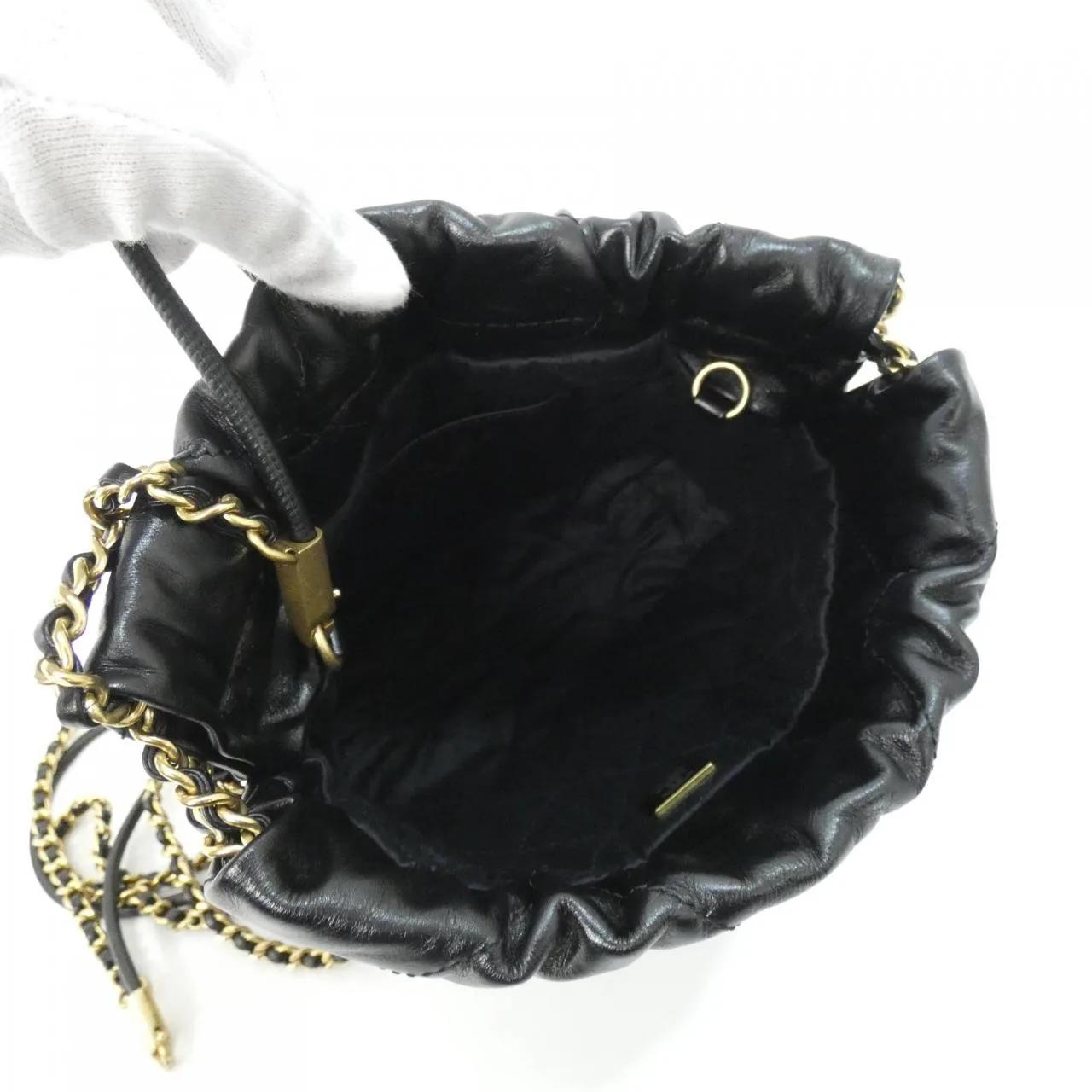 CHANEL Chanel 22 AS3980 Handbag Black Rank A - Thumbnail 8