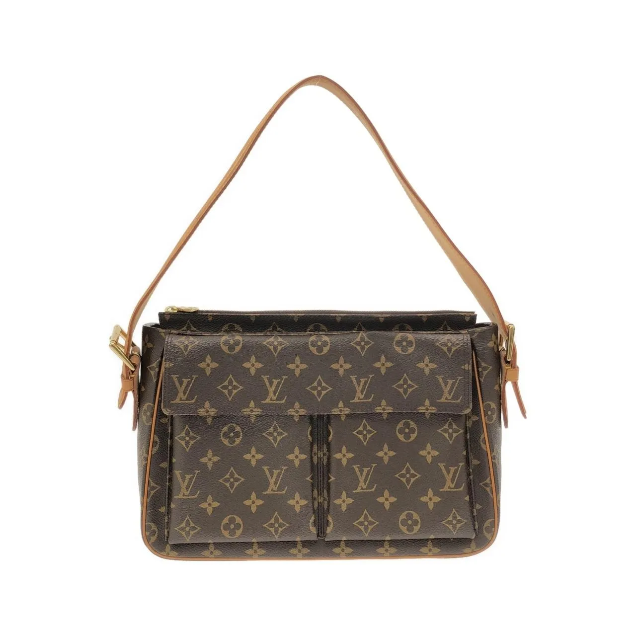 LOUIS VUITTON Viva Cité M51163 Shoulder Monogram Black