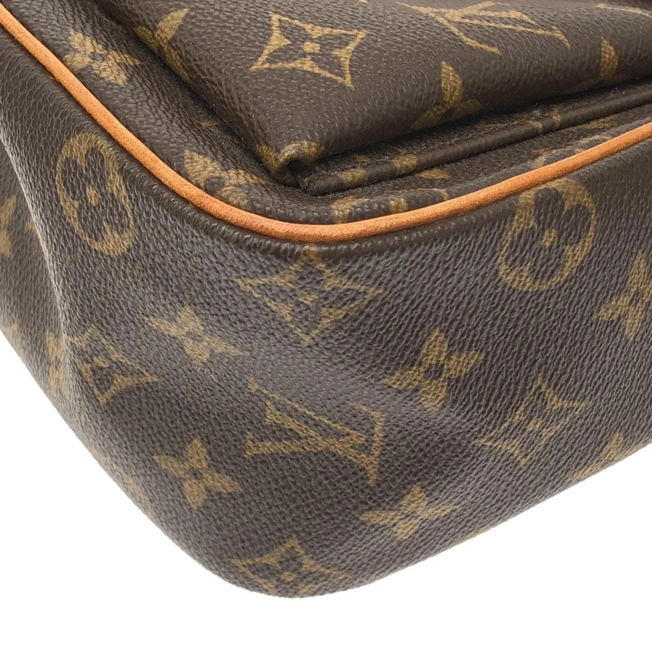 LOUIS VUITTON Viva Cité M51163 Shoulder Monogram 黑色 Monogram 中古品A - 縮圖 3
