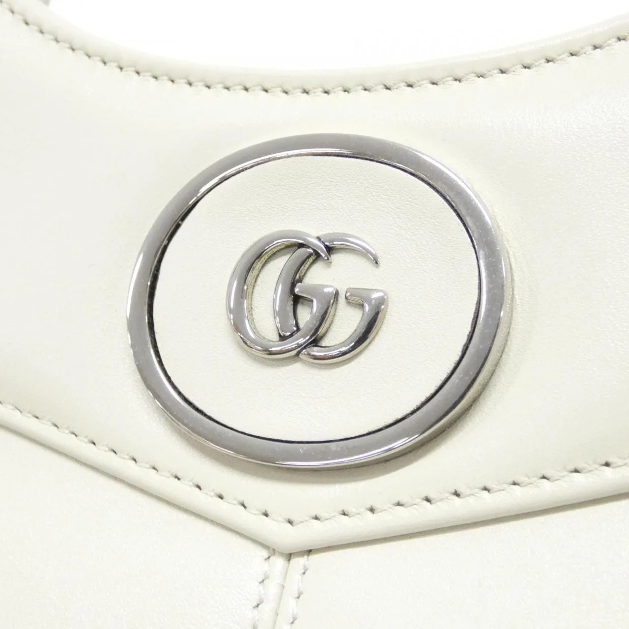 GUCCI 745918 AACAW 手提包 皮革 黑色 皮革 中古品A - 縮圖 4