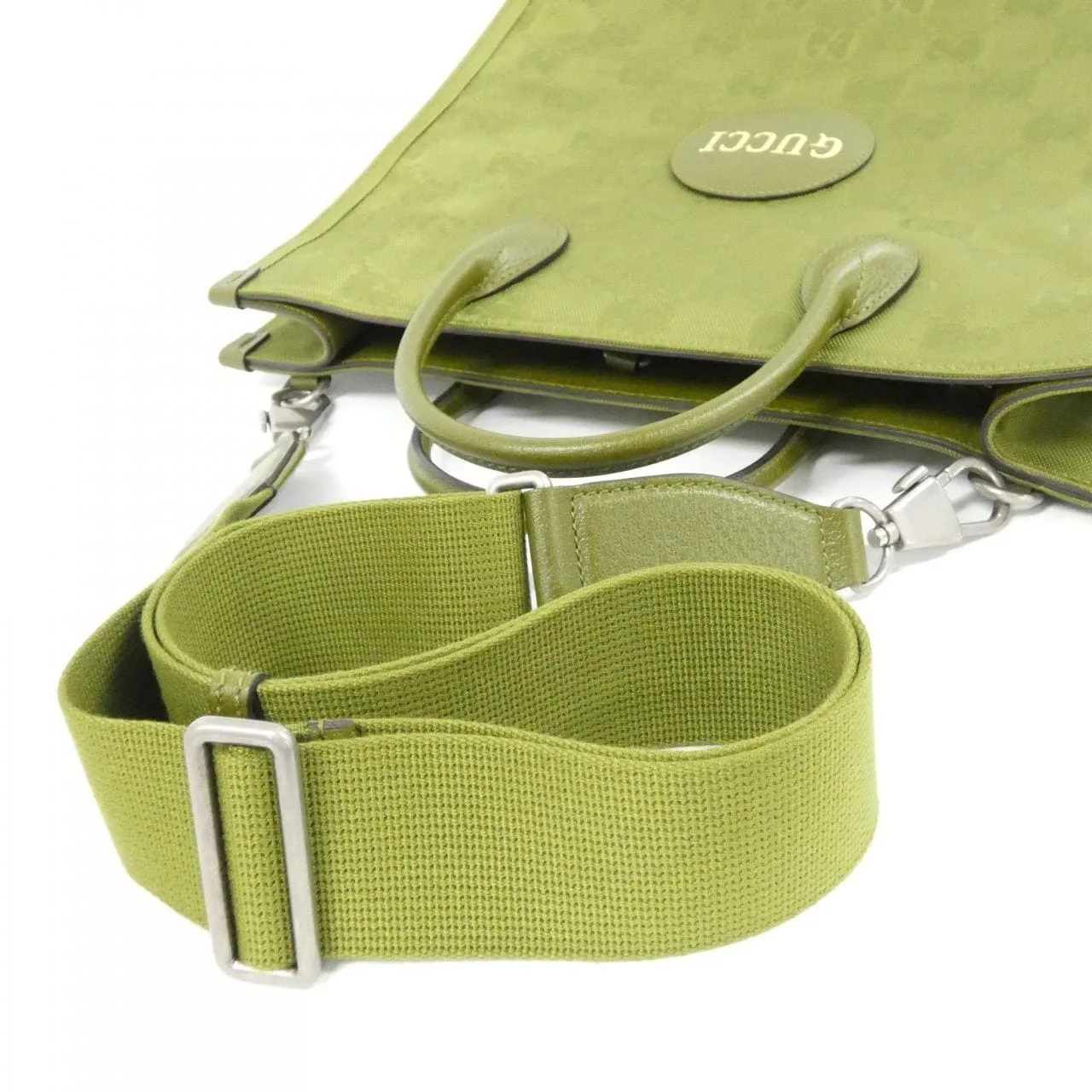 GUCCI 696043 UKDXJ 手提包 尼龍 黑色 尼龍 中古品A - 縮圖 7