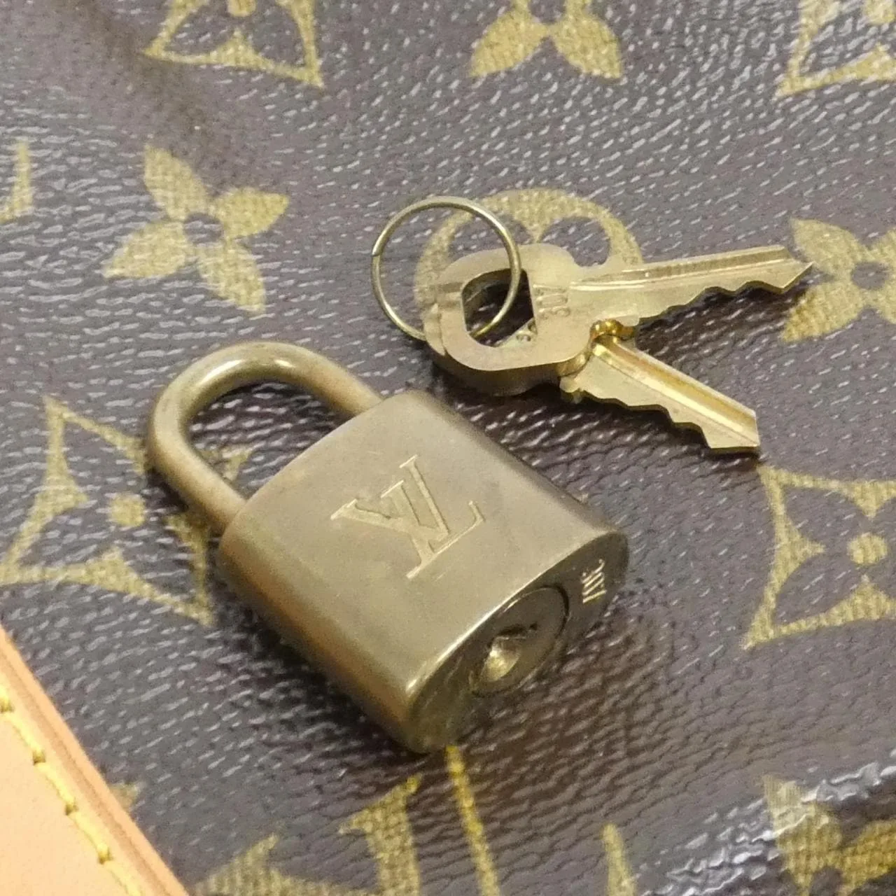 LOUIS VUITTON Keepall M41426 Boston Monogram 黑色 Monogram 中古品A - 縮圖 4