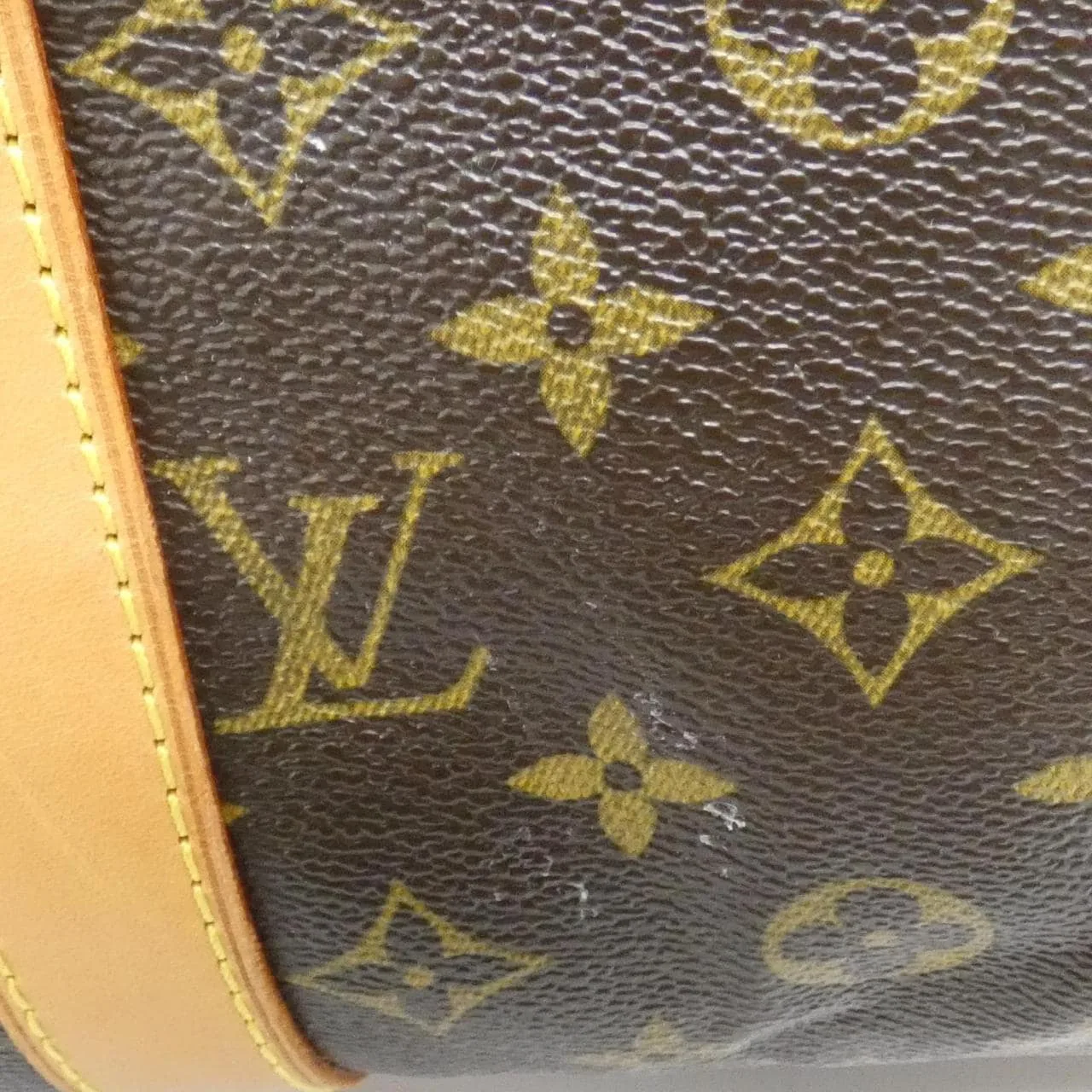 LOUIS VUITTON Keepall M41426 Boston Monogram 黑色 Monogram 中古品A - 縮圖 5
