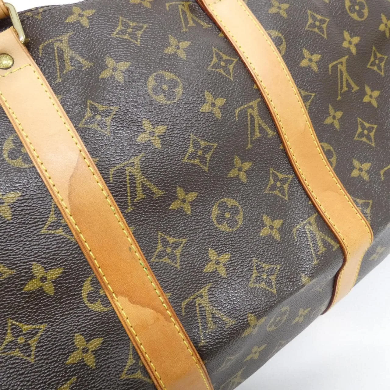 LOUIS VUITTON Keepall M41426 Boston Monogram 黑色 Monogram 中古品A - 縮圖 7