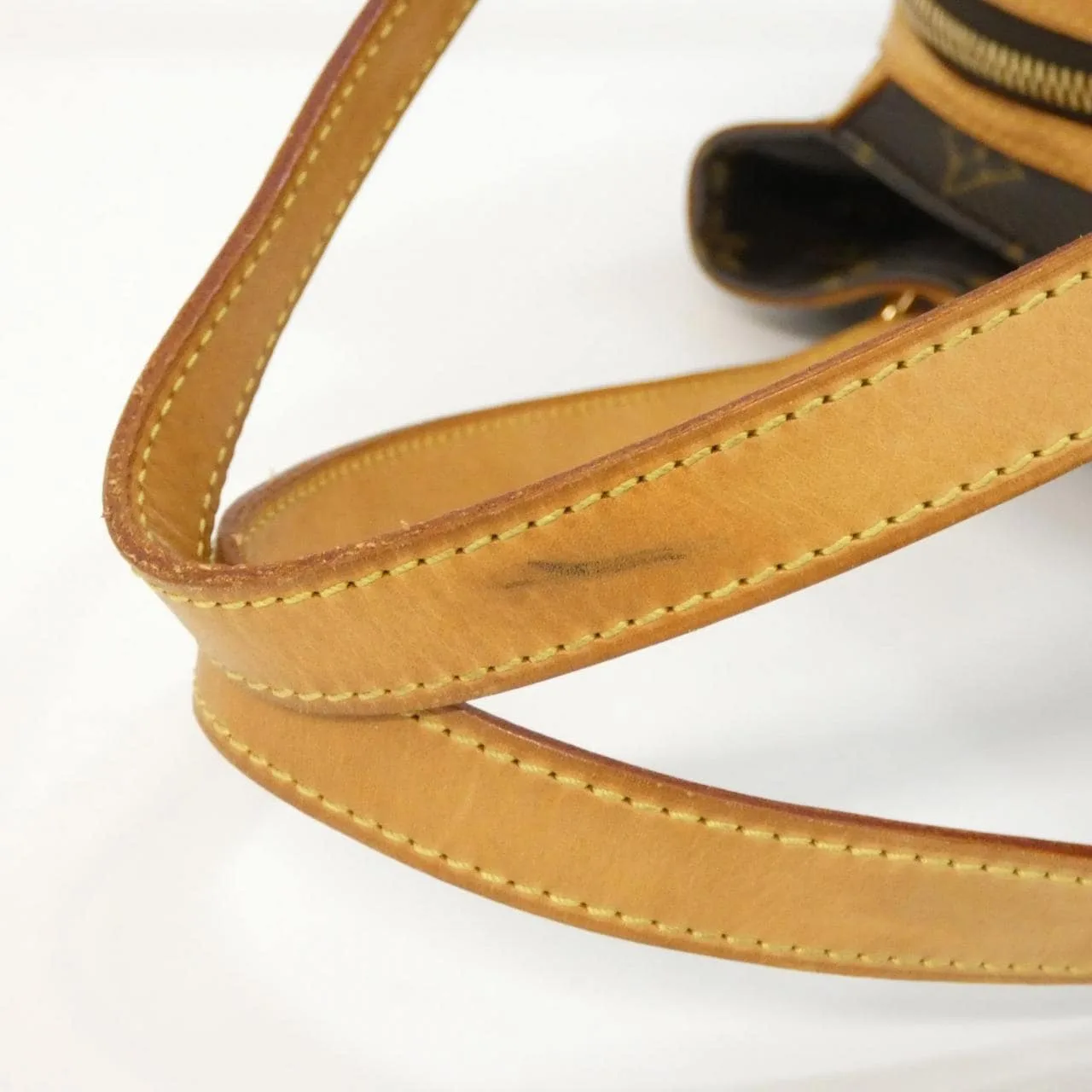 LOUIS VUITTON M40140 Handbag Monogram 黑色 Monogram 中古品A - 縮圖 9