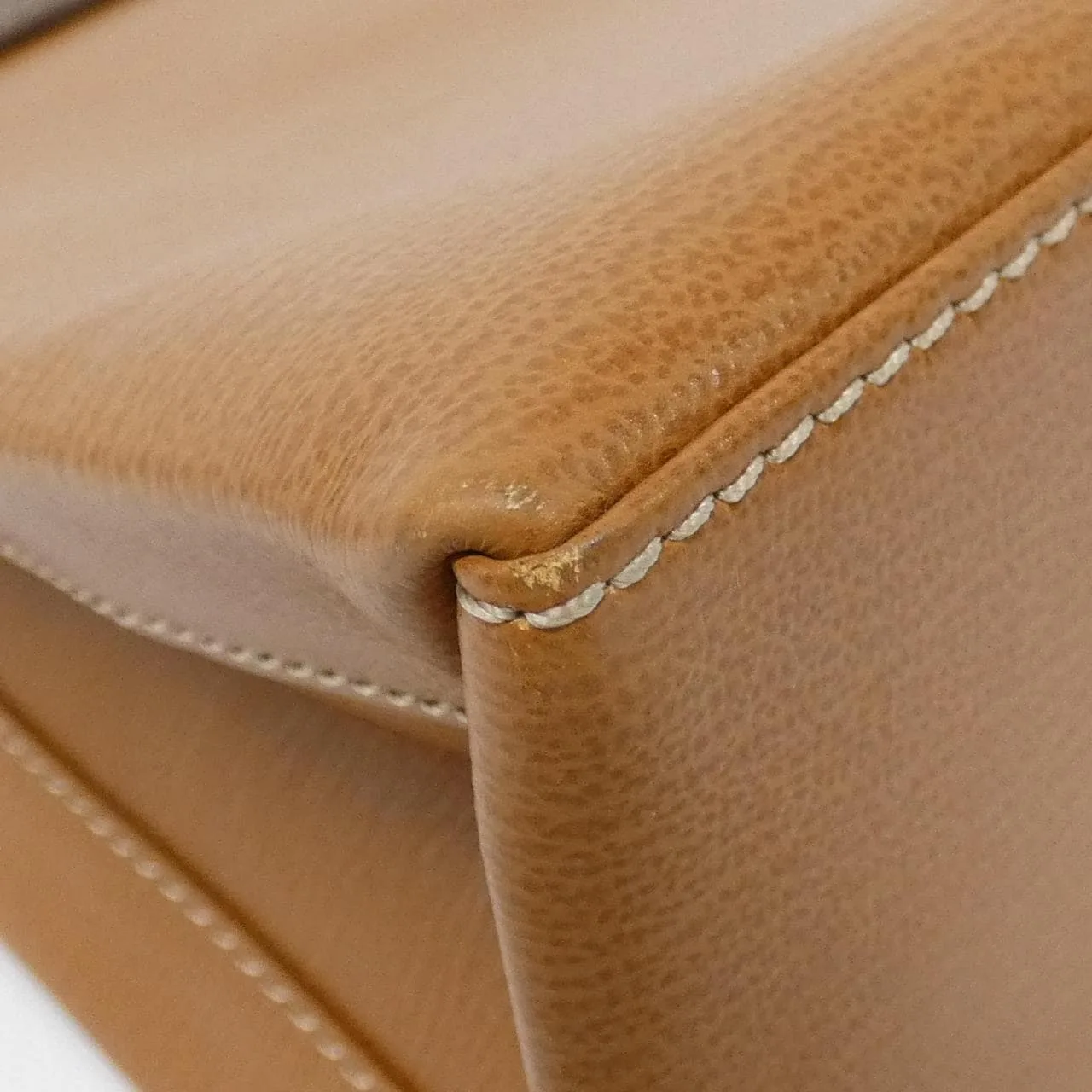 LOEWE Handbag Leather Brown Leather Rank A - Thumbnail 3