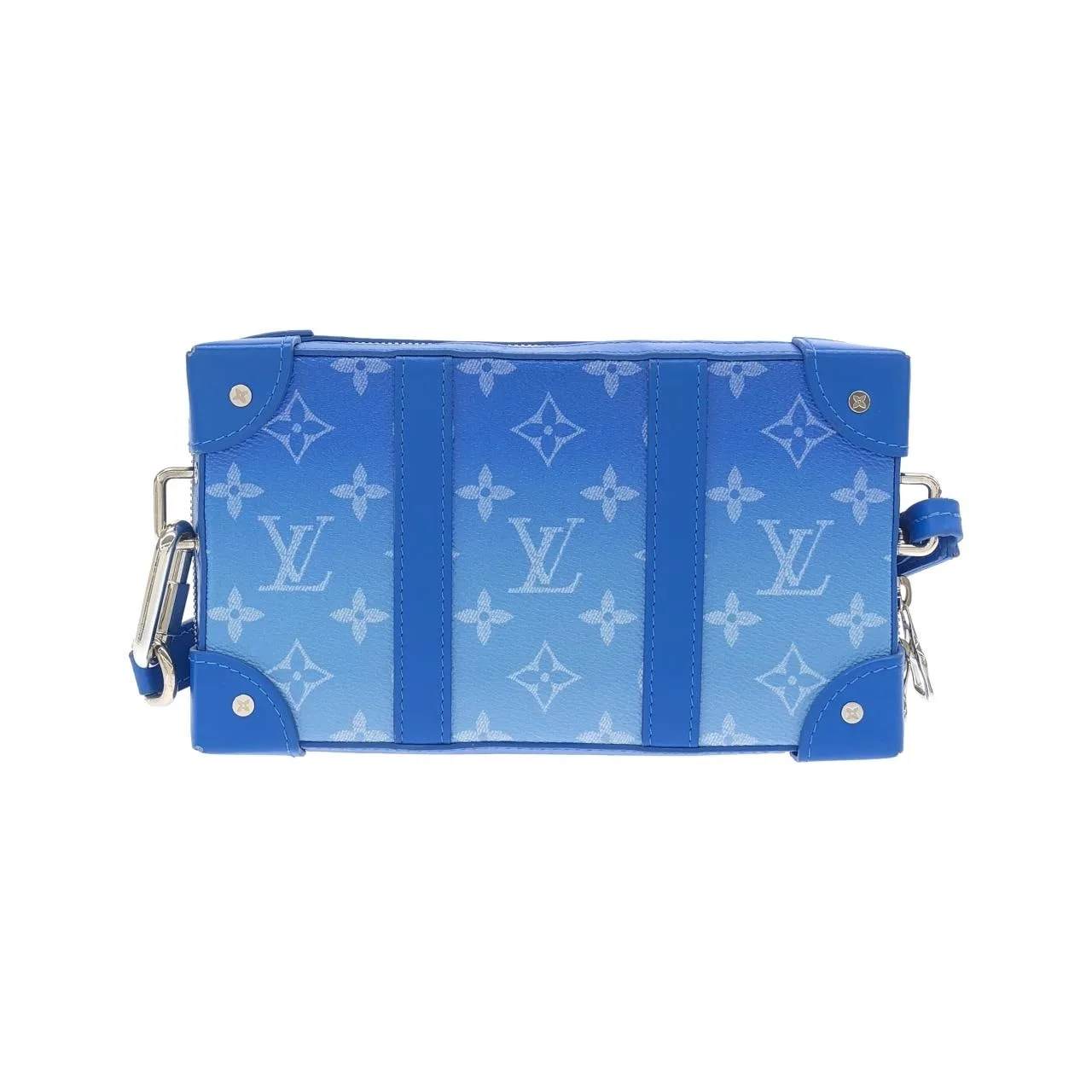 LOUIS VUITTON Soft Trunk M45432 Shoulder Monogram 藍色 Monogram 中古品B - 縮圖 2