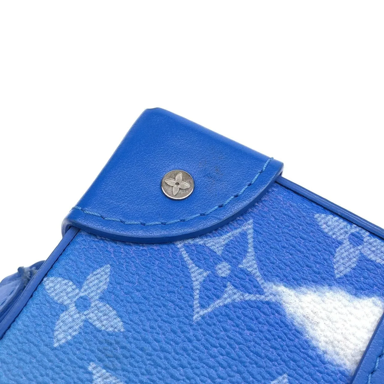 LOUIS VUITTON Soft Trunk M45432 Shoulder Monogram 藍色 Monogram 中古品B - 縮圖 6