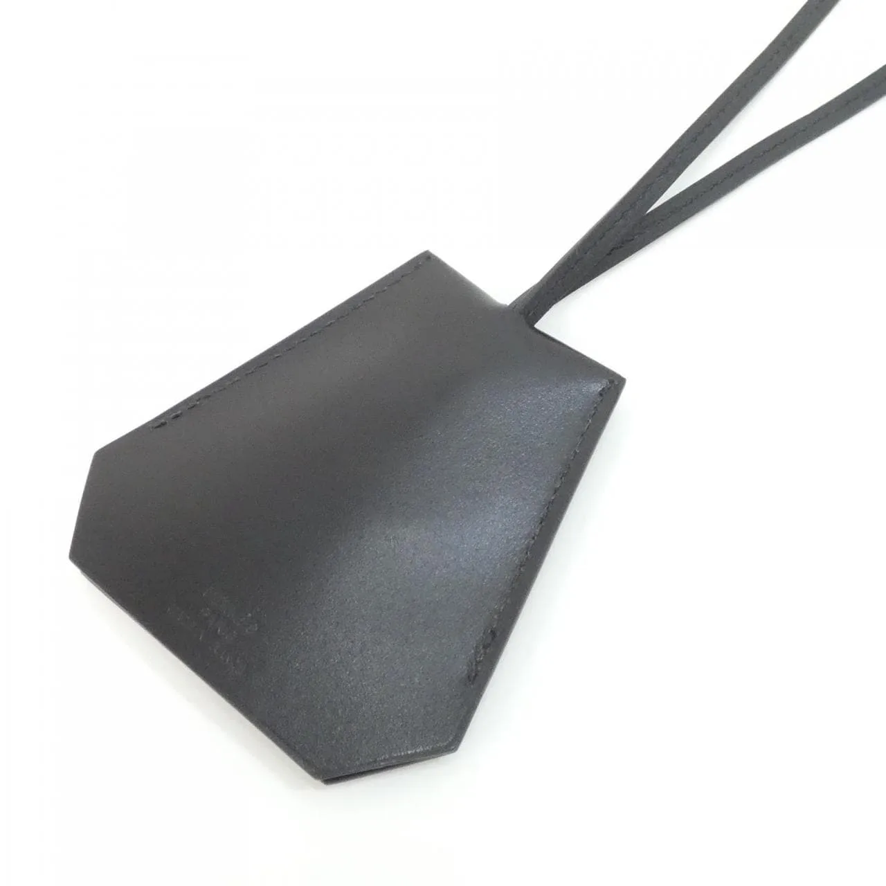 HERMES 074214CJ Accessories Box Calf Black Box Calf Leather Rank A - Thumbnail 3