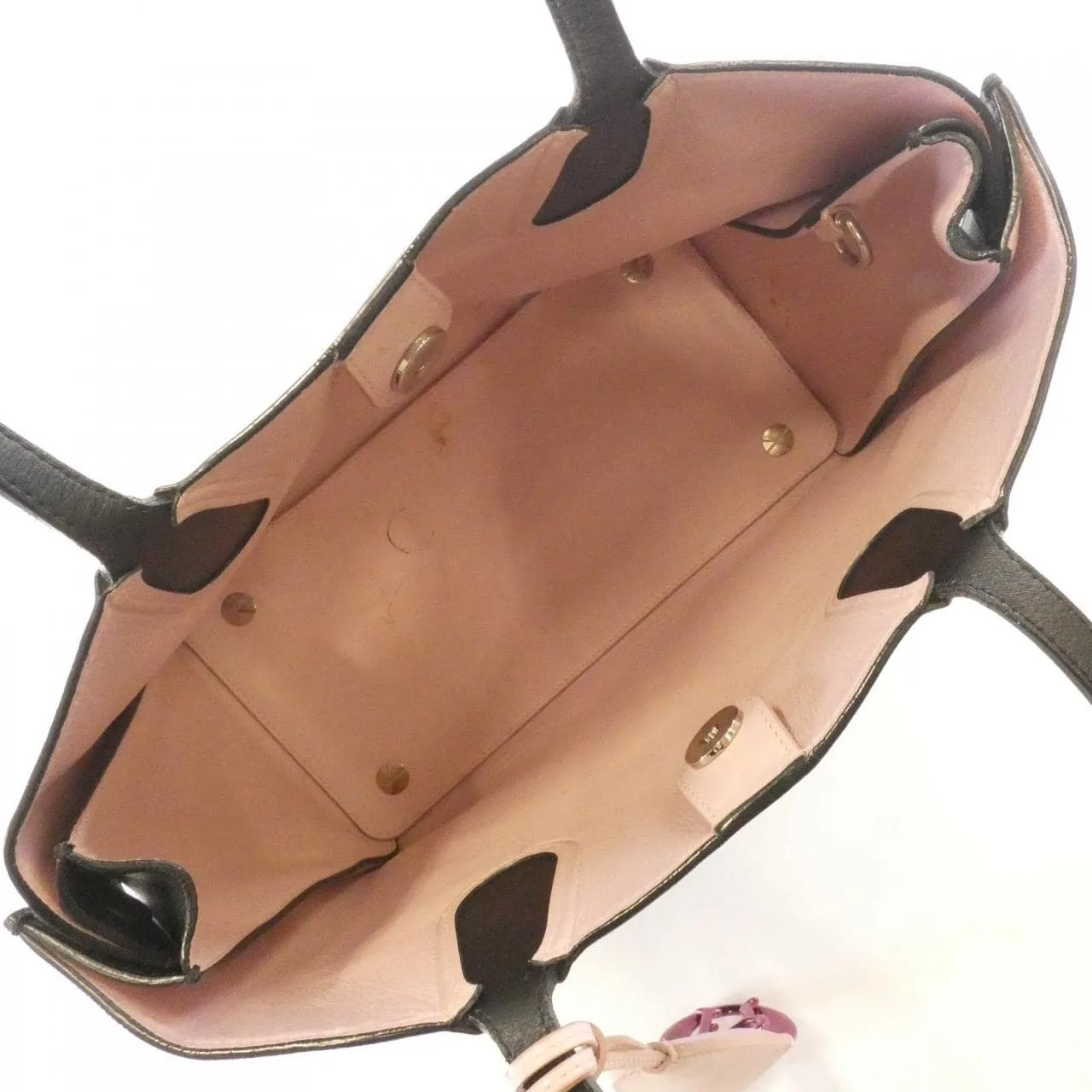 DIOR M0832PVCV Handbag 黑色 中古品B - 縮圖 8